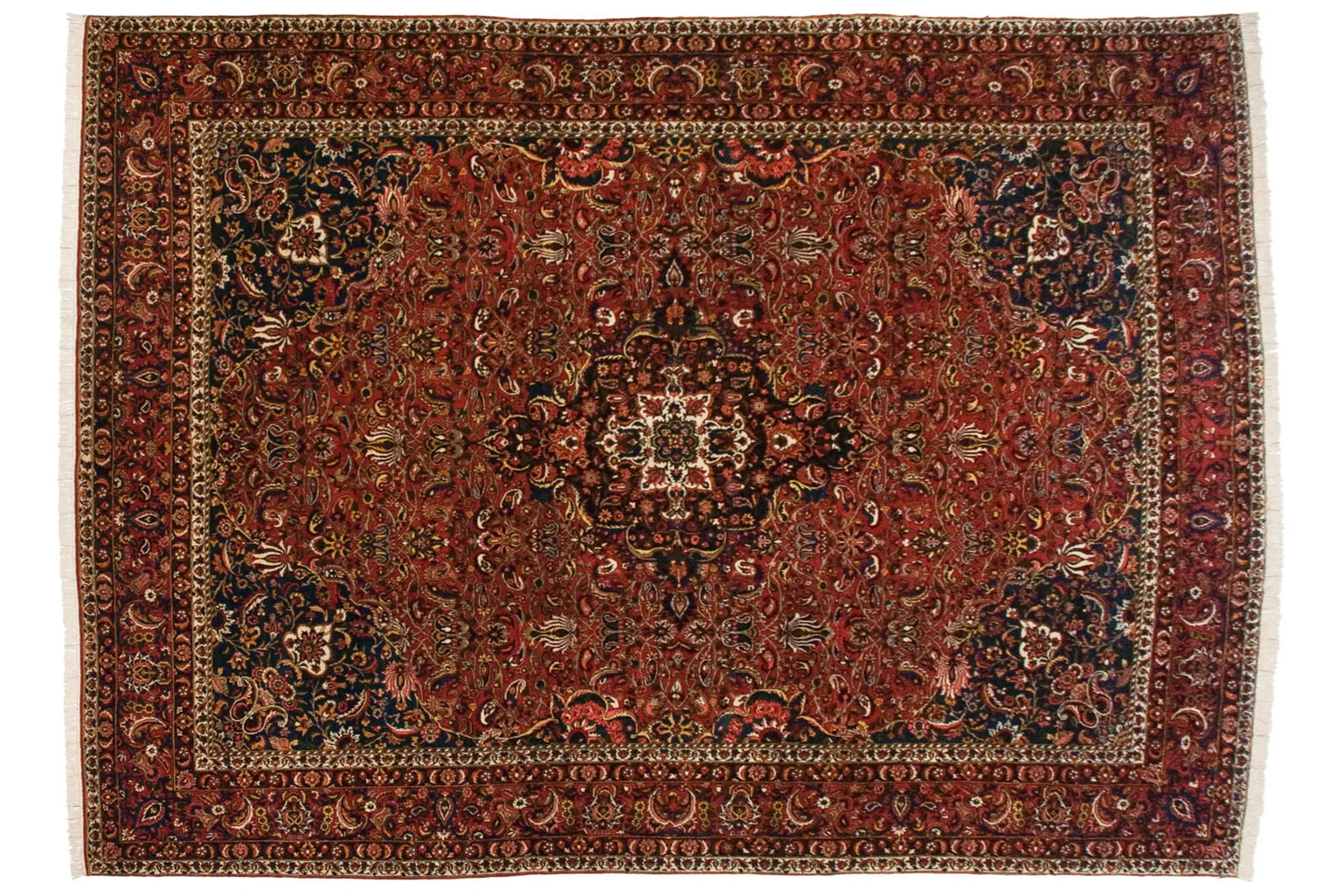 11x15 Vintage Bakhtiari Carpet - Image 13