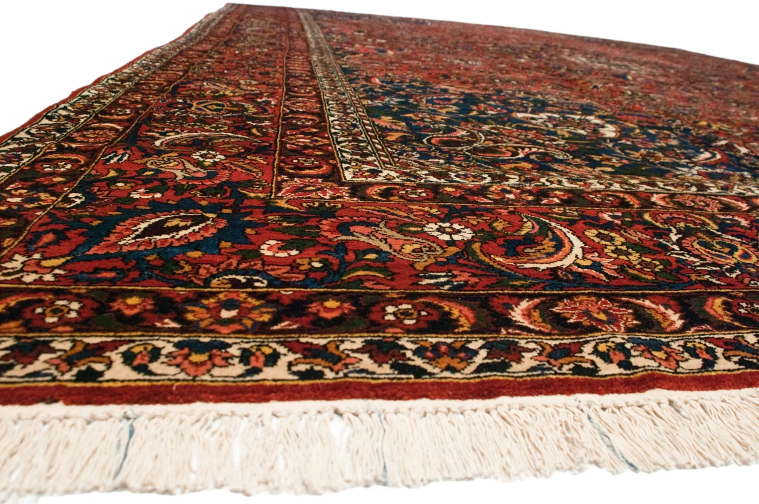 11x15 Vintage Bakhtiari Carpet - Image 4