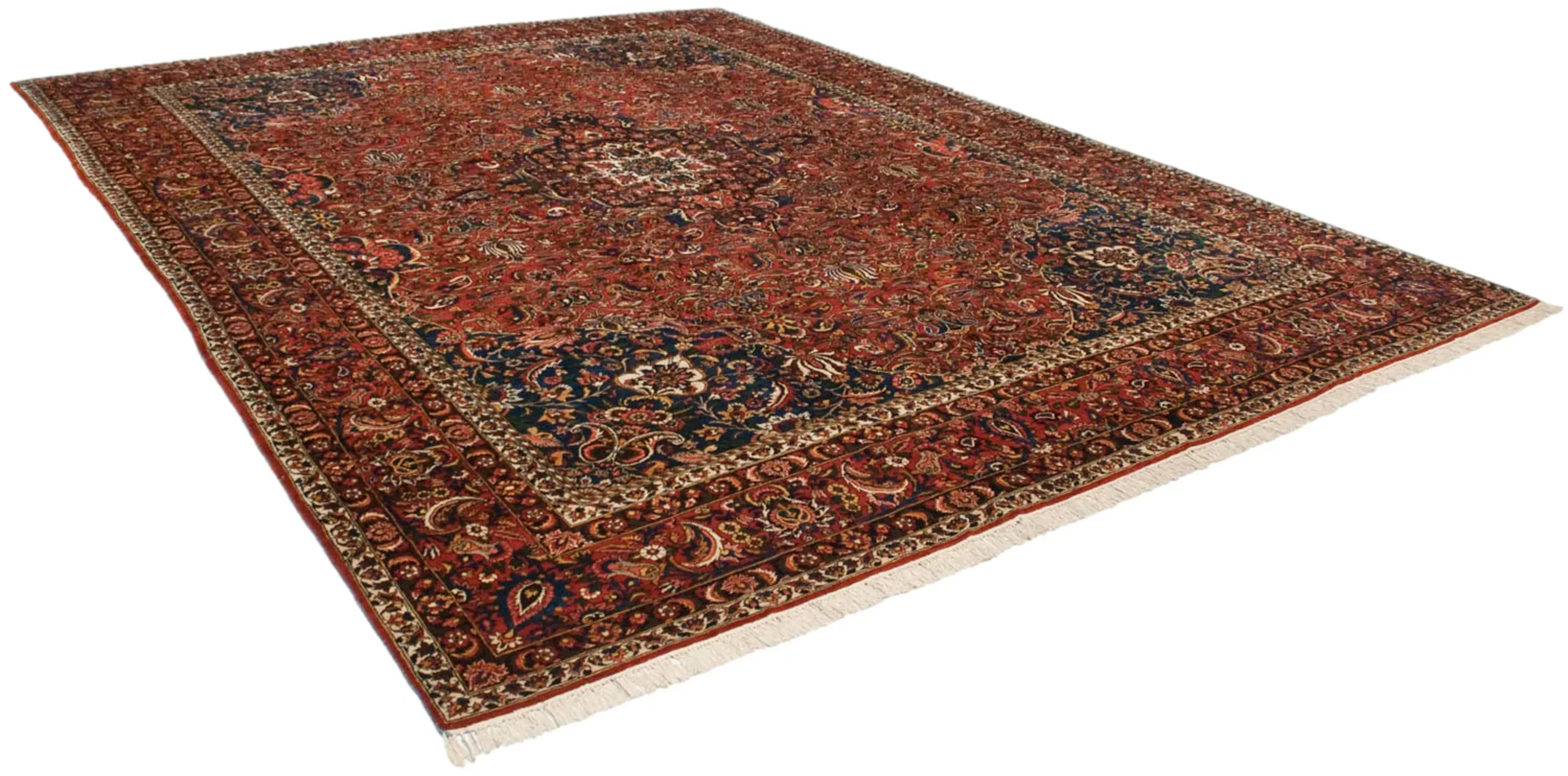 11x15 Vintage Bakhtiari Carpet - Image 5