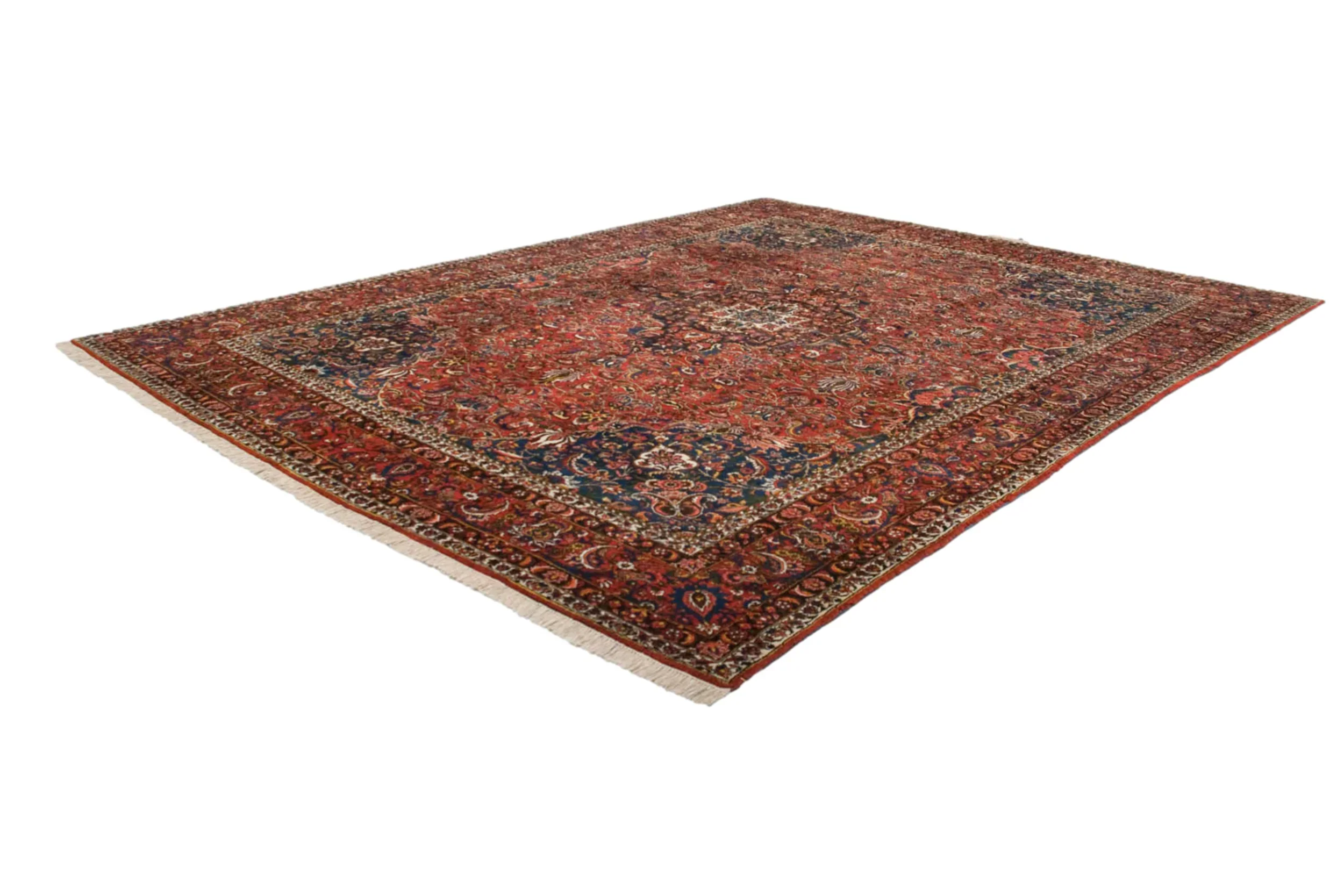 11x15 Vintage Bakhtiari Carpet - Image 6