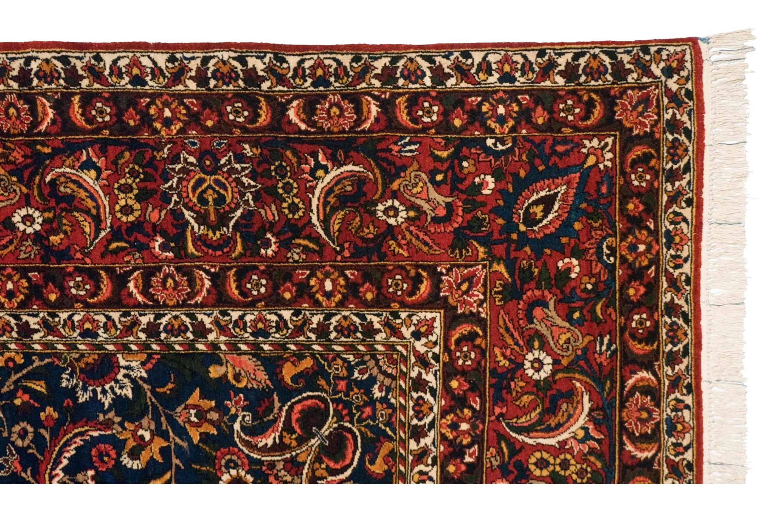 11x15 Vintage Bakhtiari Carpet - Image 8