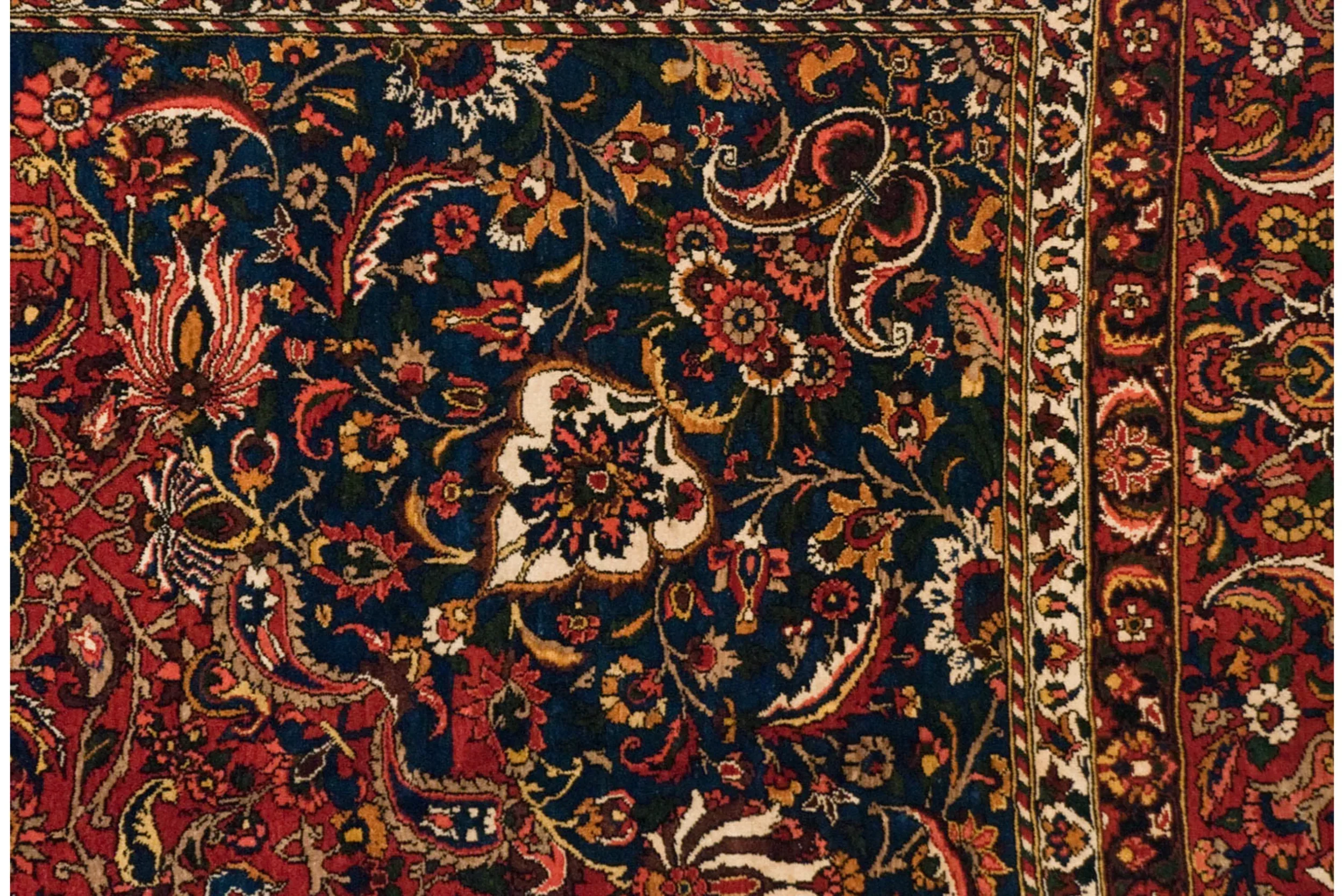 11x15 Vintage Bakhtiari Carpet - Image 9
