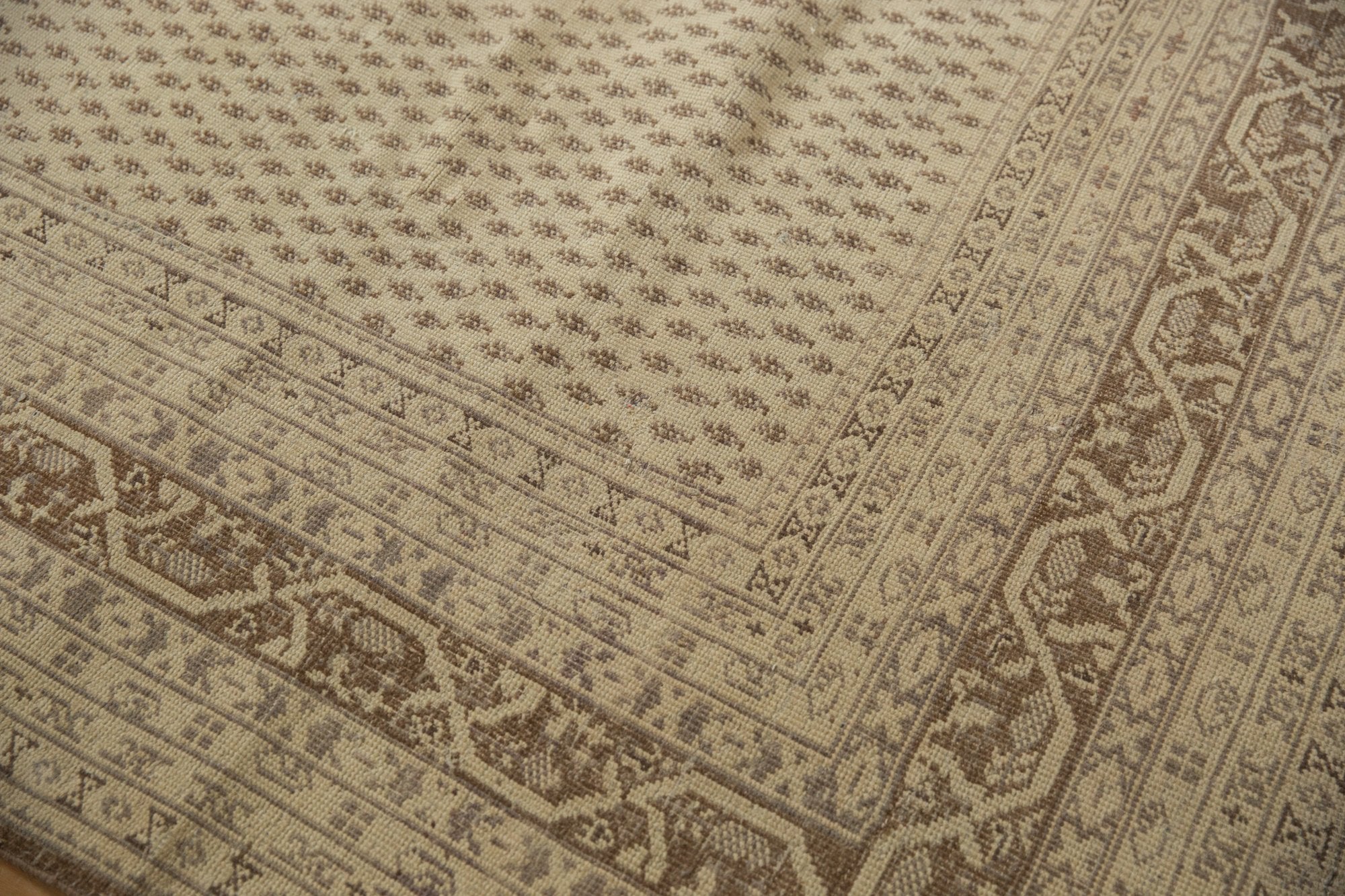 11x15 Vintage Distressed Sivas Carpet - Image 10