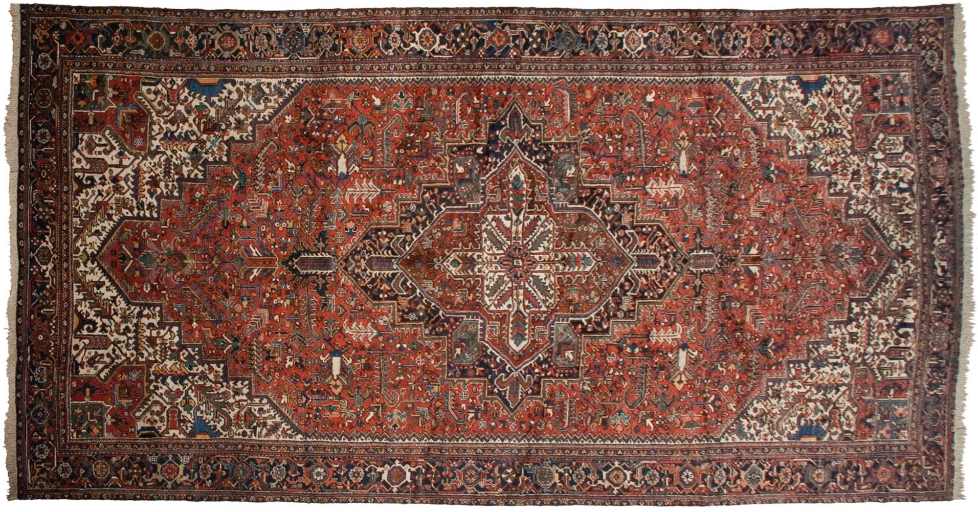 11x20.5 Vintage Mehrivan Carpet - Image 6