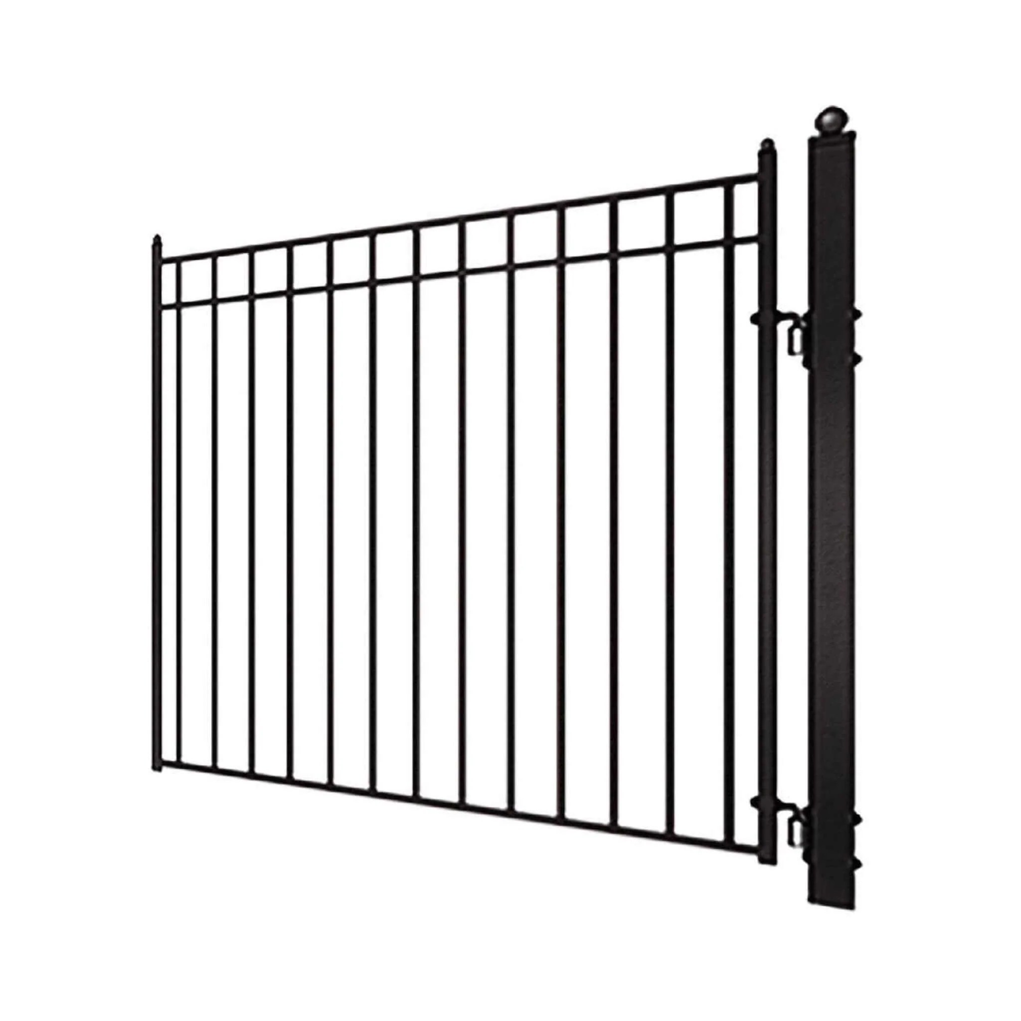 [12-18FT] Heavy-Duty Madrid-Style Premium Steel Dual-Swing Driveway Gate (SAK38546) - Image 5