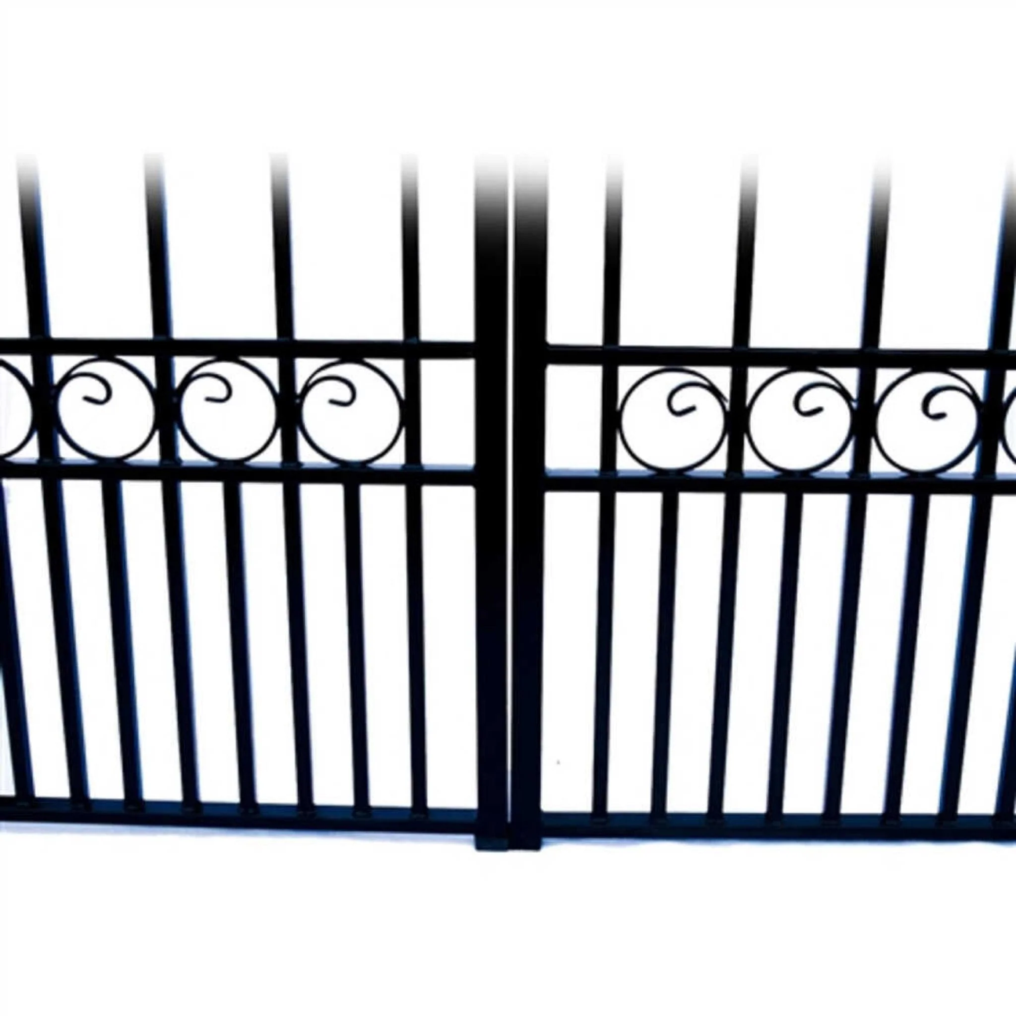 [12-18FT] Heavy-Duty Paris-Style Steel Premium Dual-Swing Driveway Gate (SAK97031) - Image 13