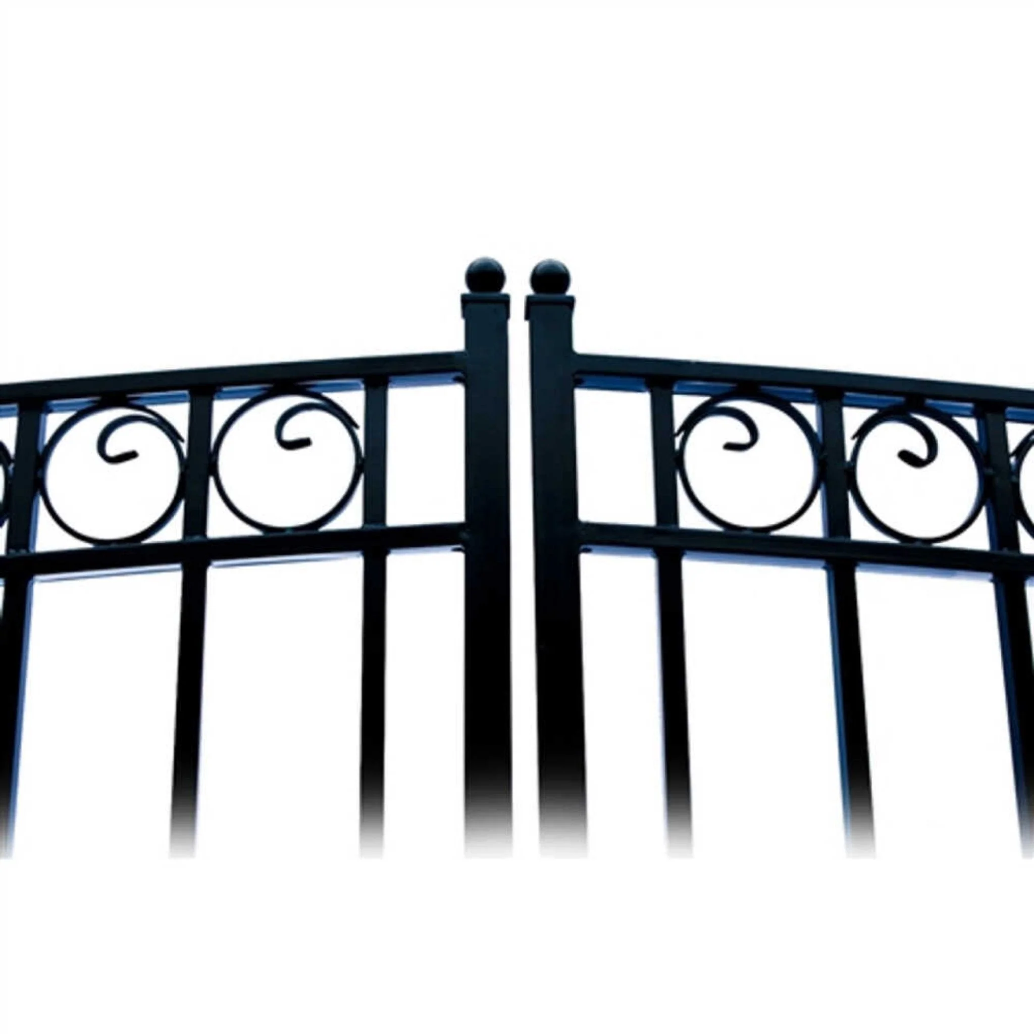 [12-18FT] Heavy-Duty Paris-Style Steel Premium Dual-Swing Driveway Gate (SAK97031) - Image 14