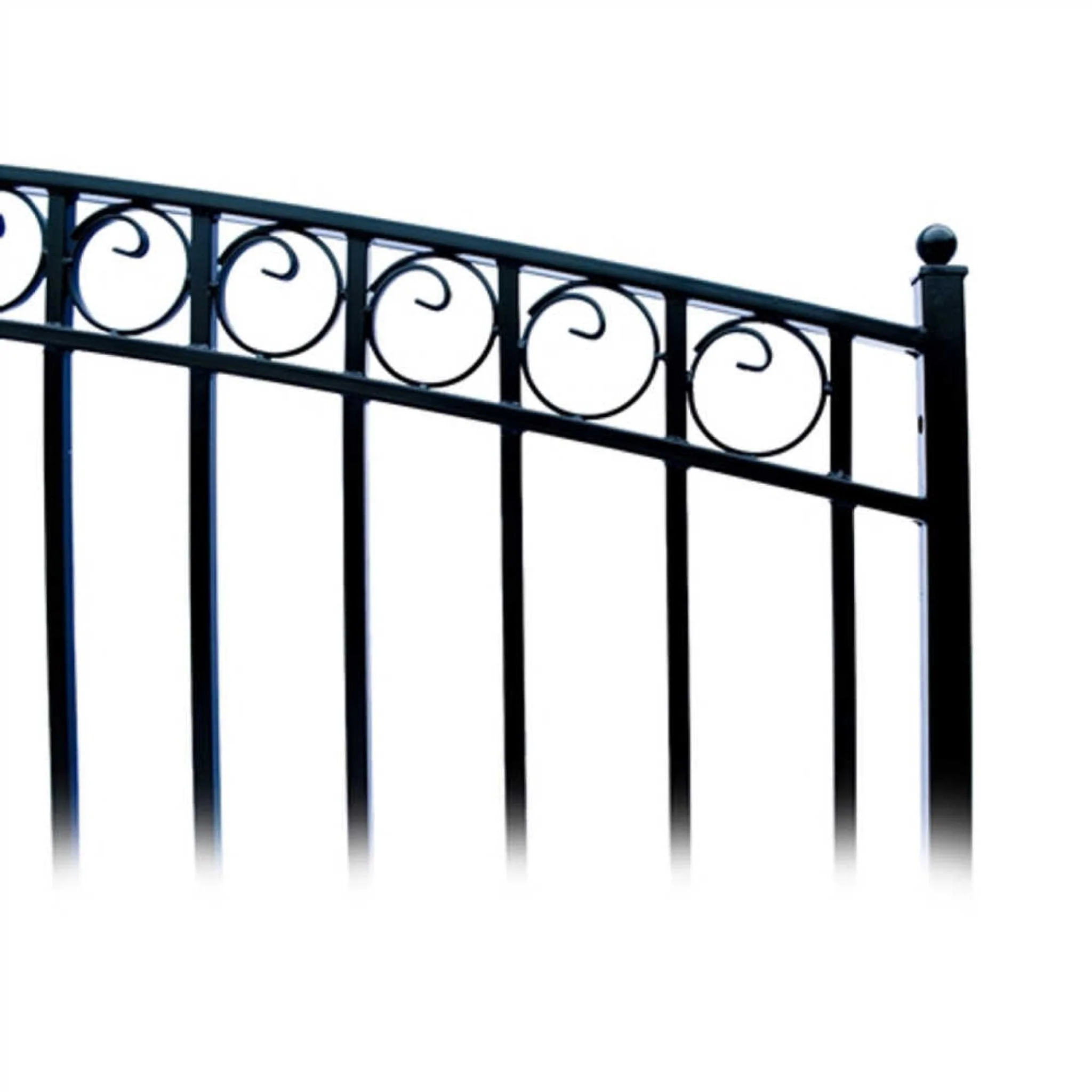 [12-18FT] Heavy-Duty Paris-Style Steel Premium Dual-Swing Driveway Gate (SAK97031) - Image 16
