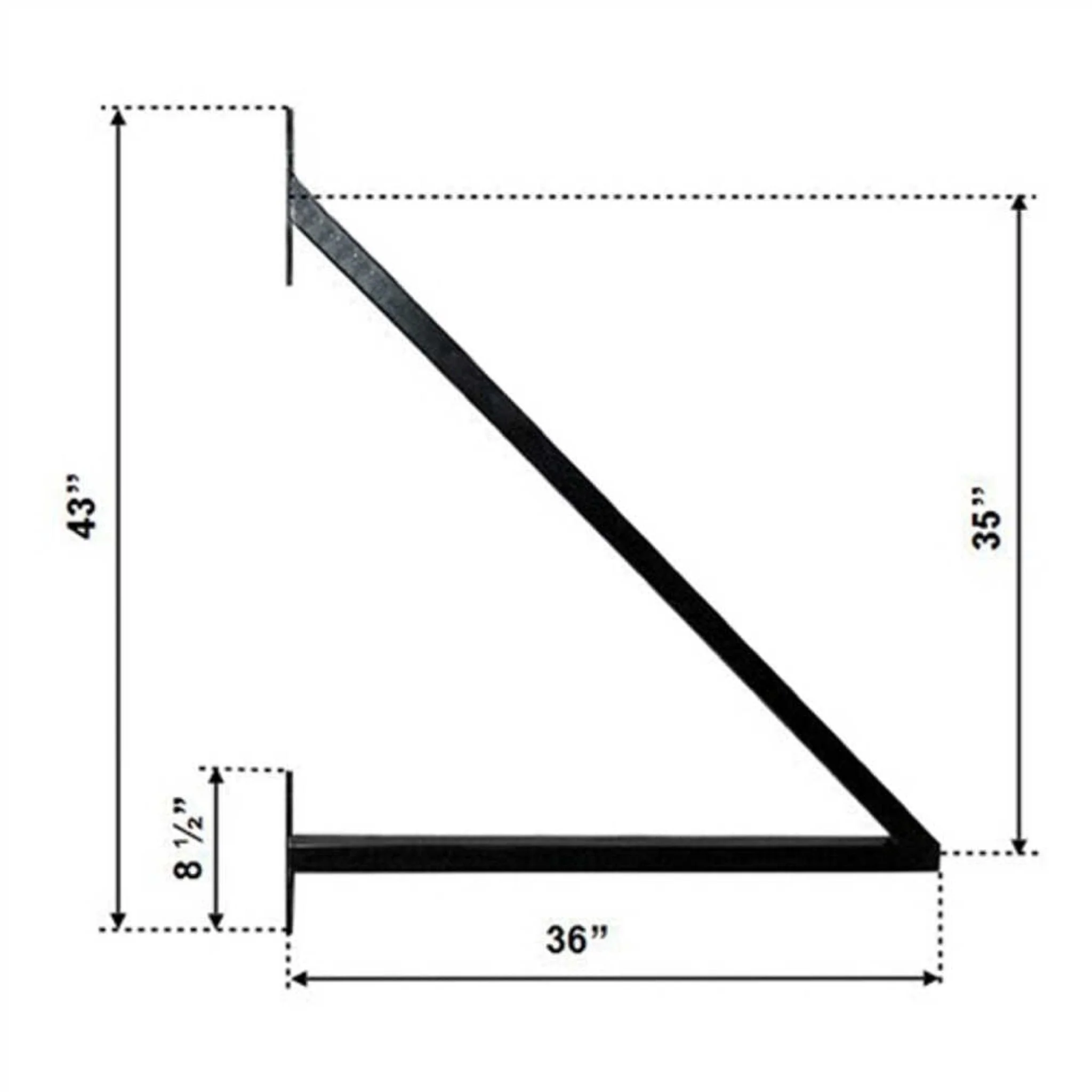[12-18FT] Heavy-Duty St. Louis-Style Steel Sliding Driveway Gate (SAK64978) - Image 8