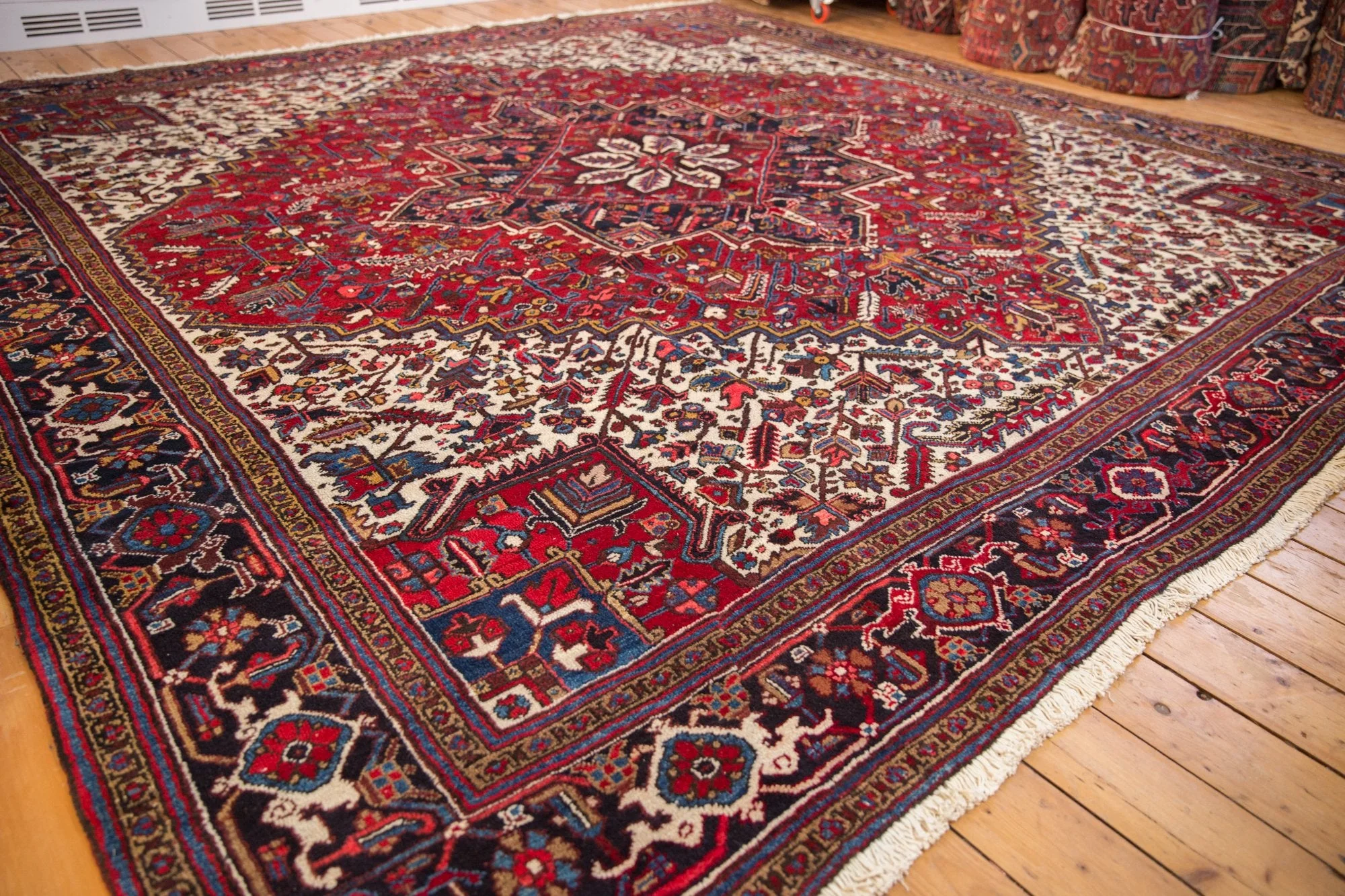 12.5x12.5 Vintage Mehrivan Square Carpet - Image 10