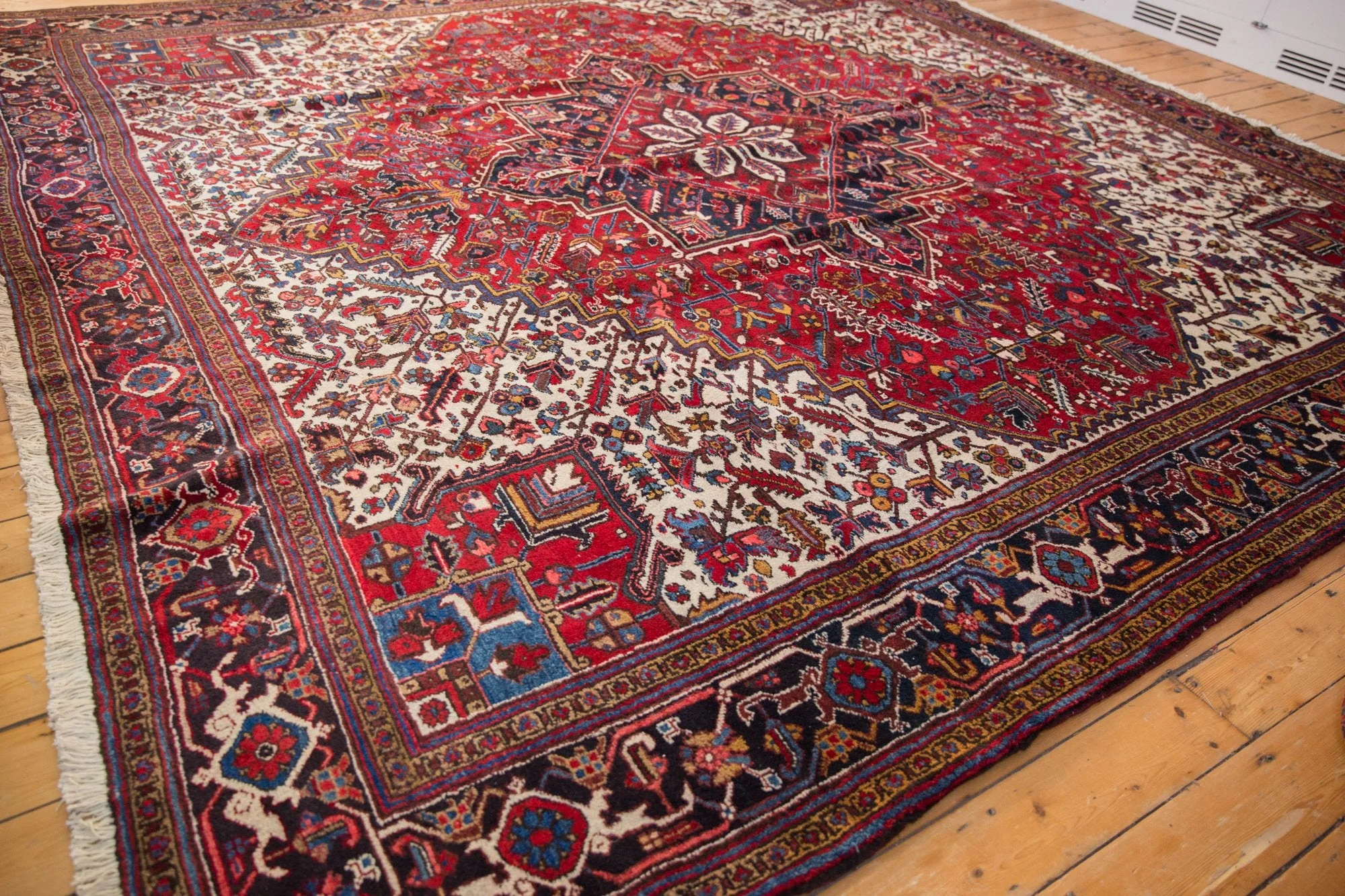 12.5x12.5 Vintage Mehrivan Square Carpet - Image 3