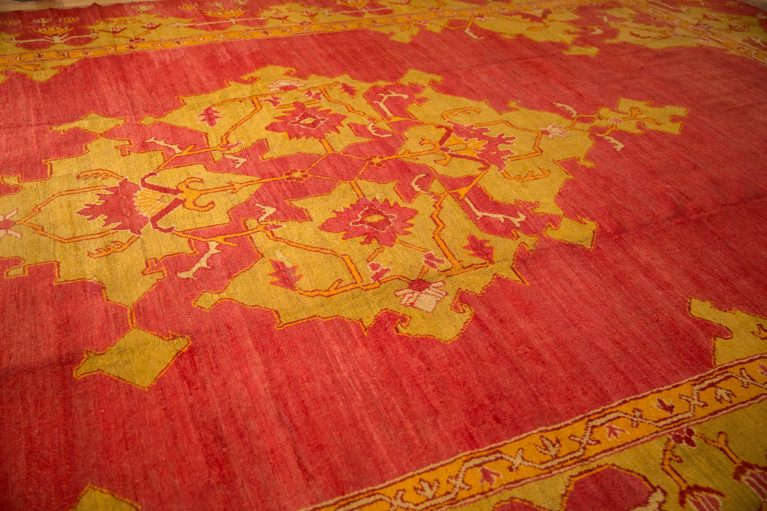 12.5x18 Antique Oushak Carpet - Image 10