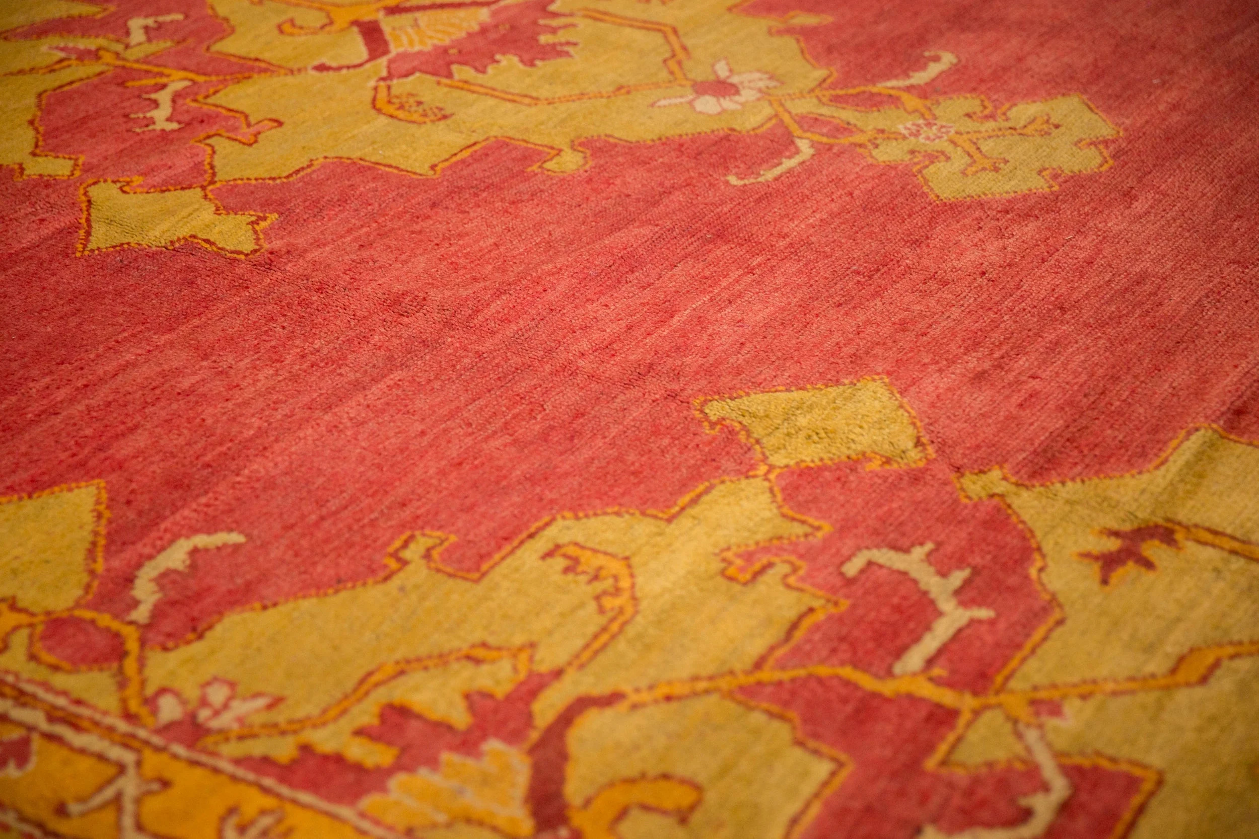 12.5x18 Antique Oushak Carpet - Image 5