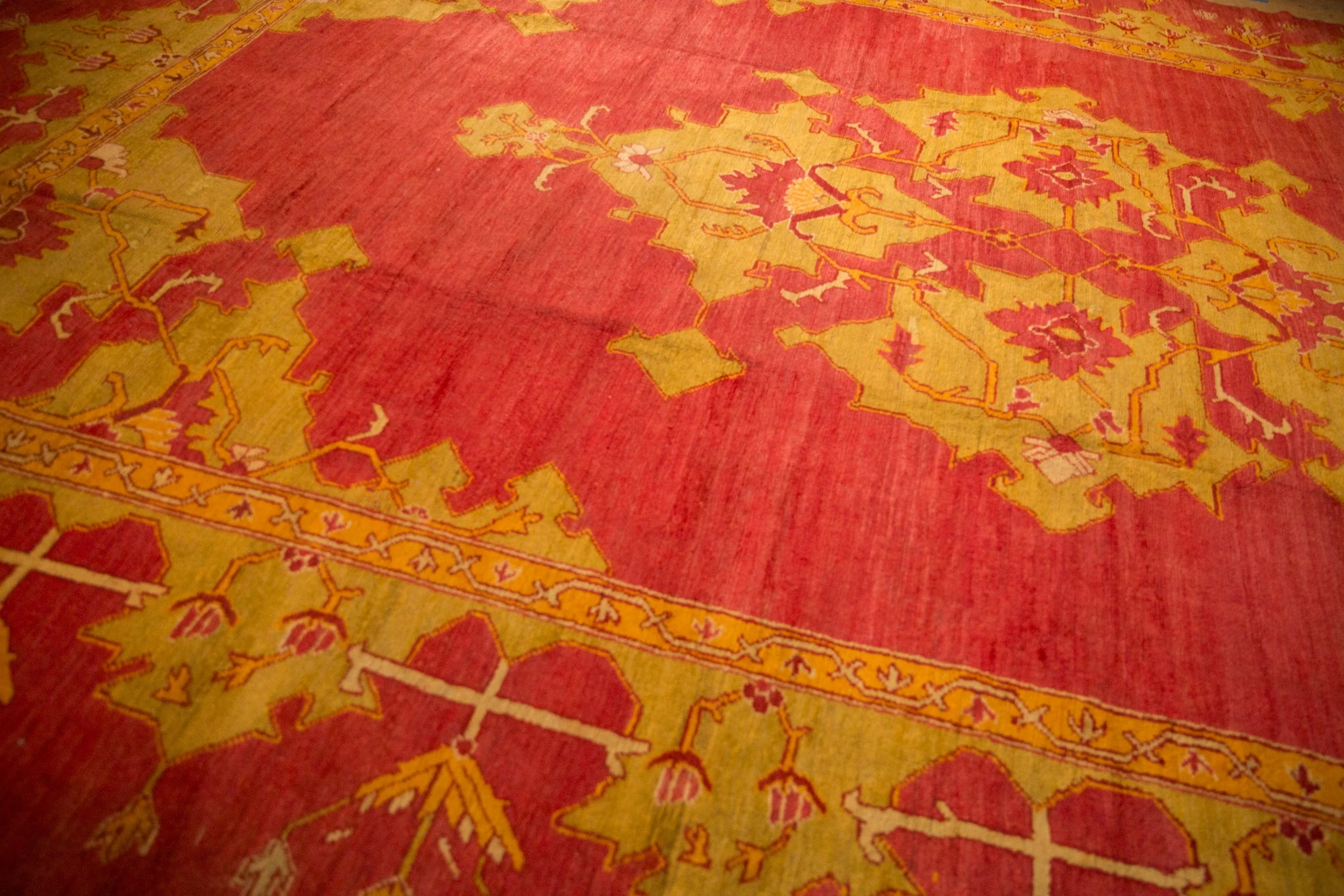 12.5x18 Antique Oushak Carpet - Image 6