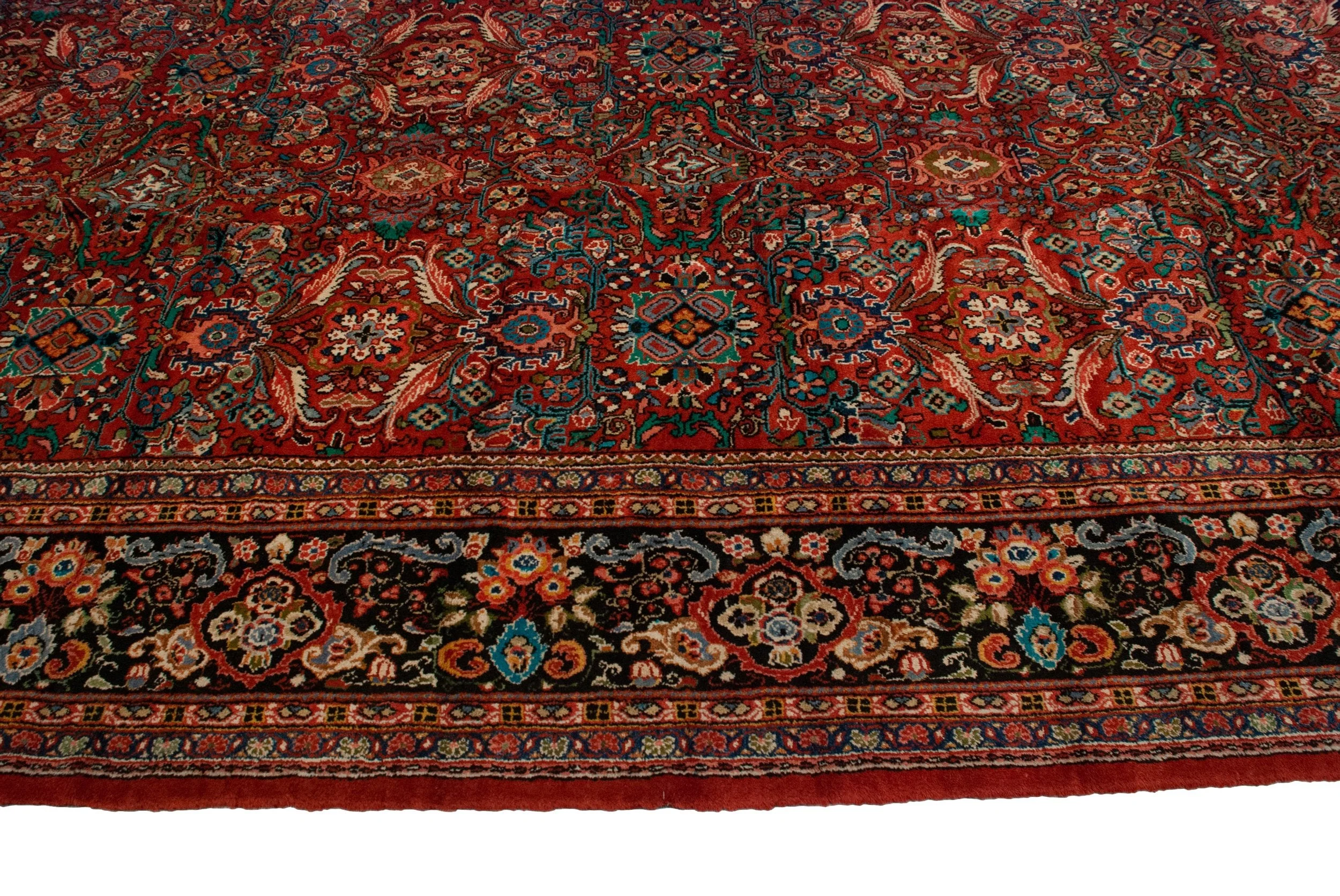12.5x19 Vintage Mahal Carpet - Image 7
