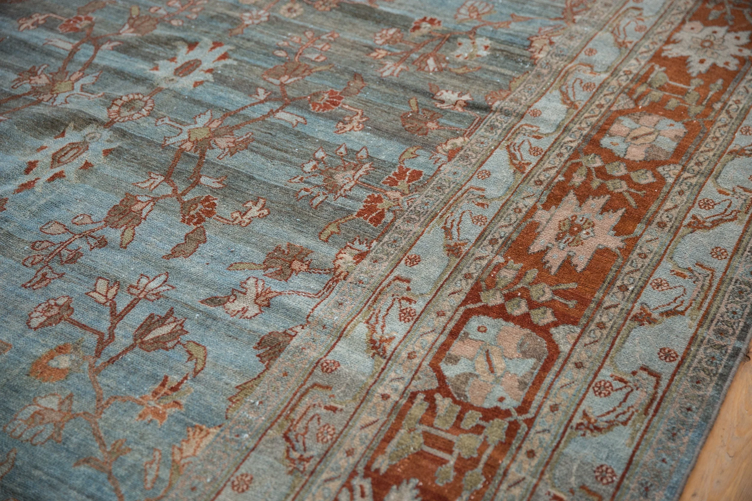 12.5x20 Vintage Distressed Bibikabad Carpet - Image 4