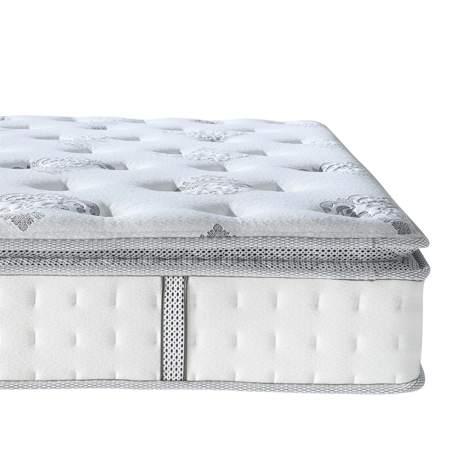 12 inch Medium Firm Pillow Top Hybrid Mattress In A Box - Full Size - Image 3