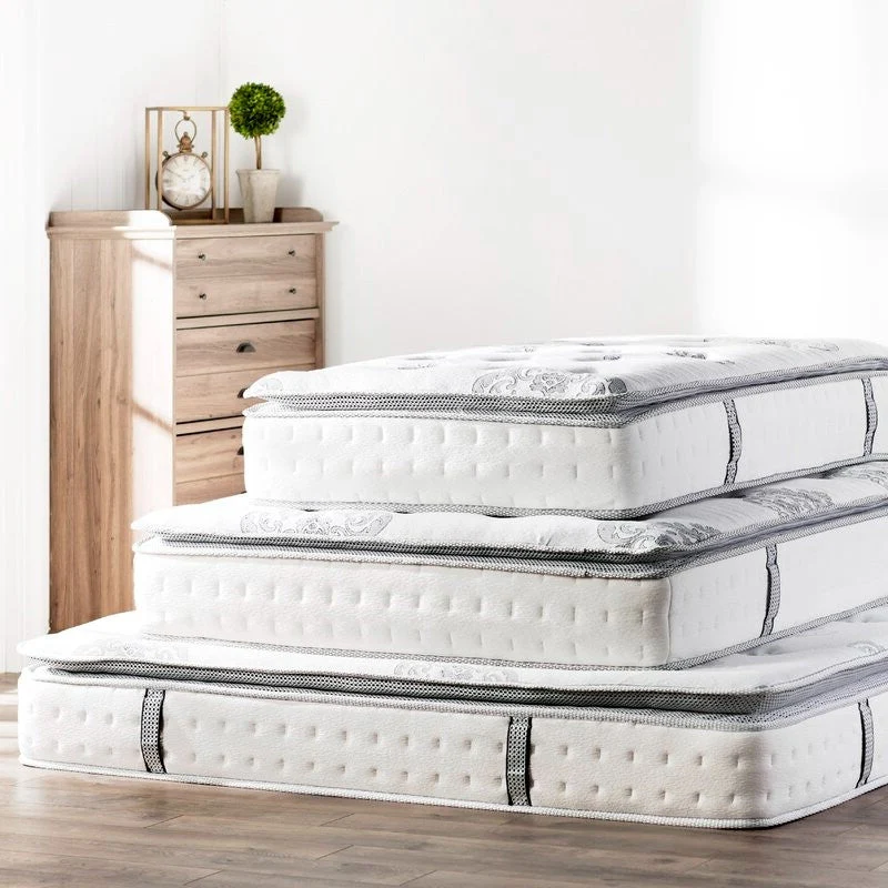 12 inch Medium Firm Pillow Top Hybrid Mattress In A Box - Queen Size - Image 5