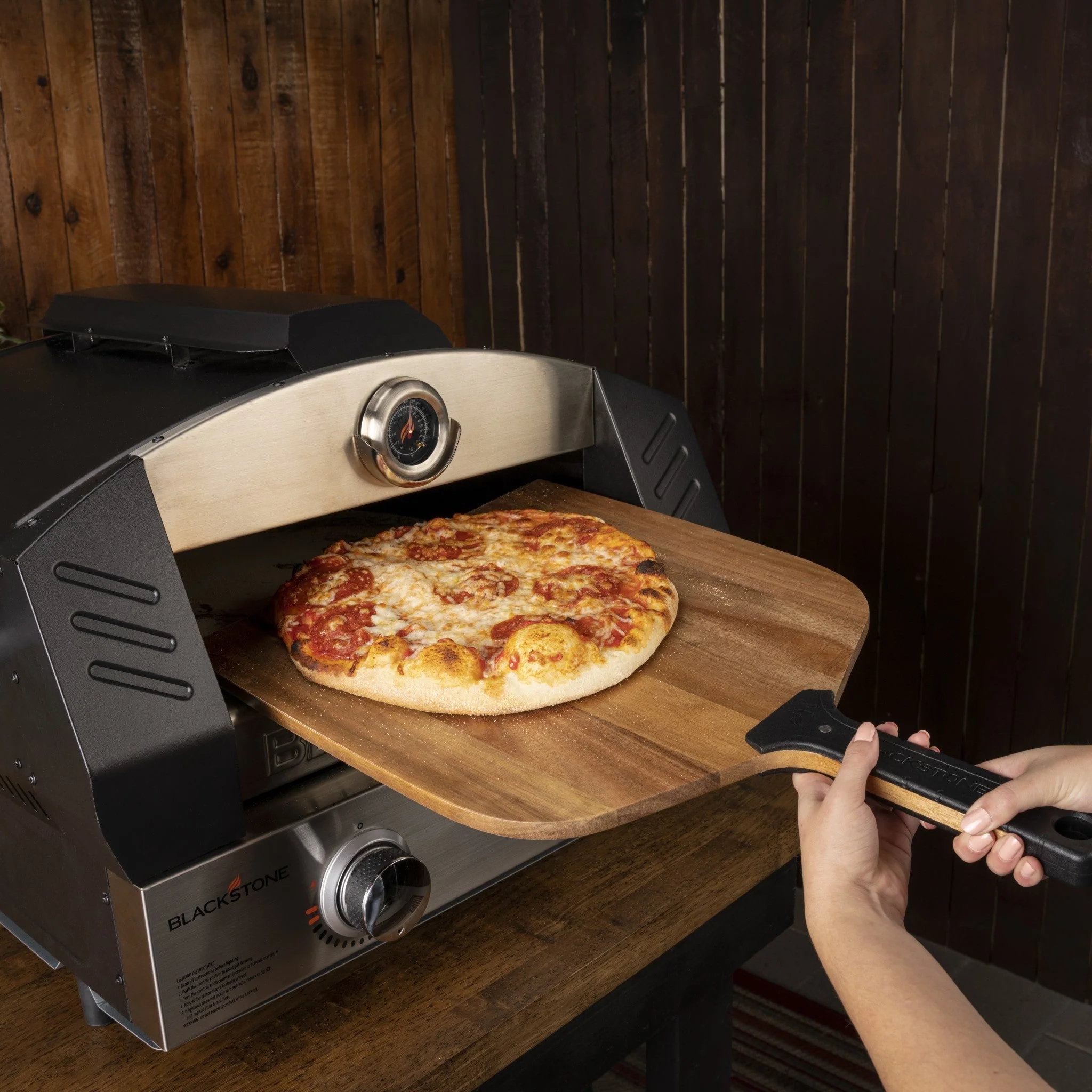 12 Inch Wood Pizza Peel - Image 3