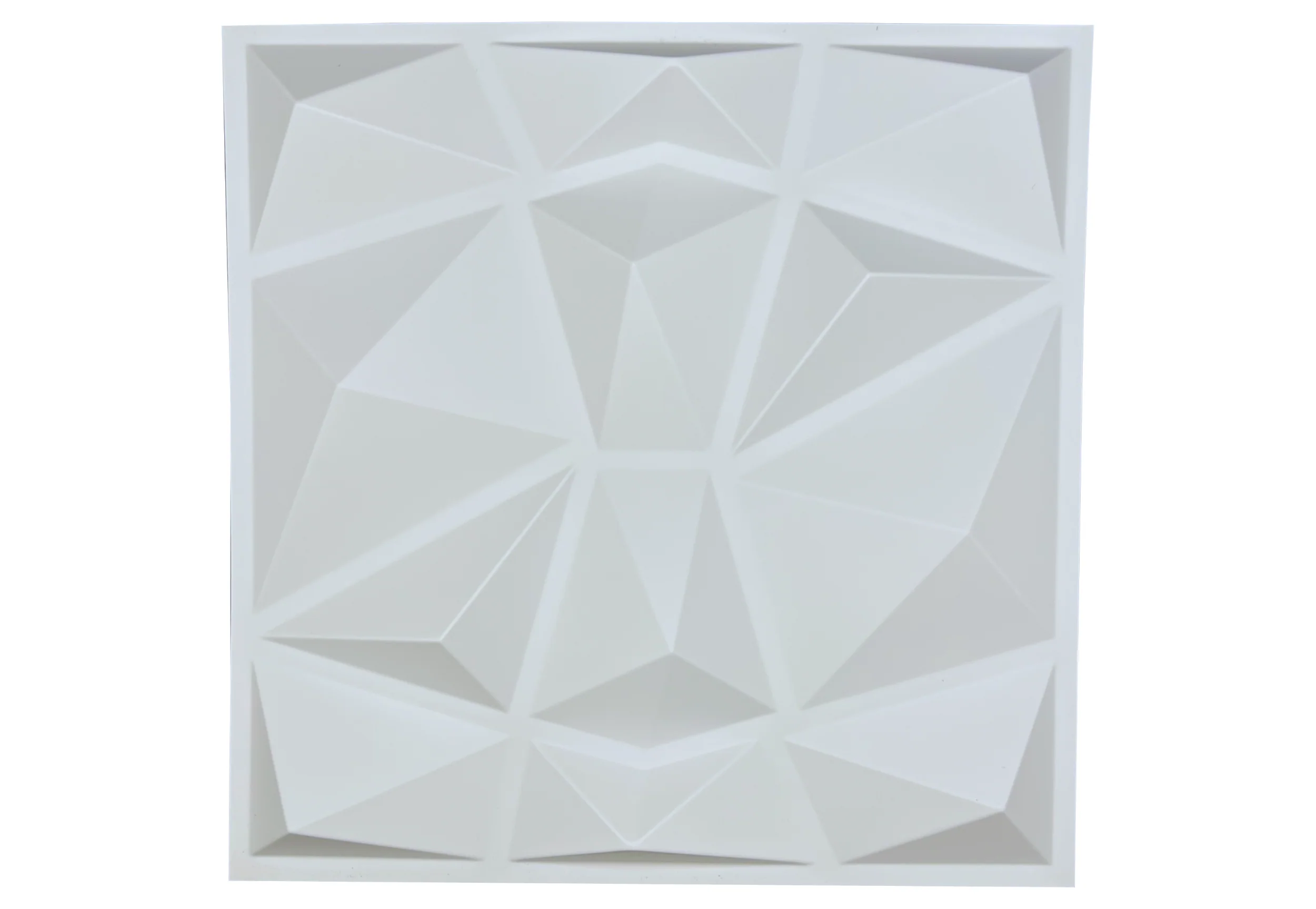 12 Pack - PVC Geometric 3D Wall Panel For Sound Diffusion - Modern 3D Design For Walls And Ceilings - Image 2