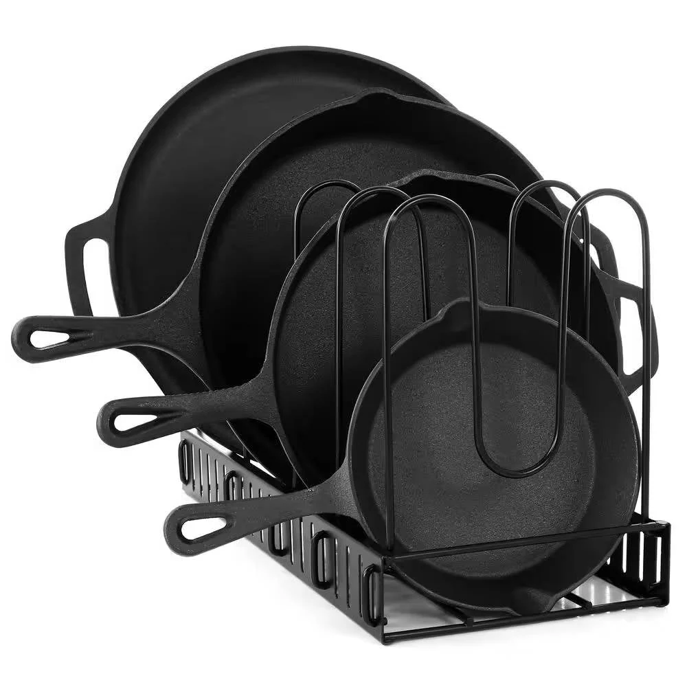 12-Piece Cast Iron Cookware set with Dutch Oven Frying Pan Skillet and Pizza Pan - Image 4