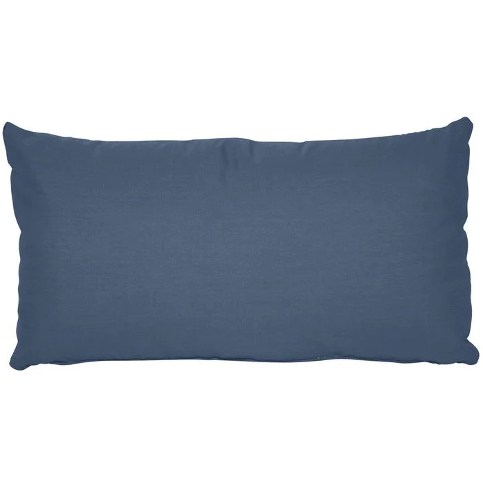 12" x 17" Kidney-Shaped Sunbrella® Outdoor Throw Pillow – Stylish Comfort for Any Space - Image 2