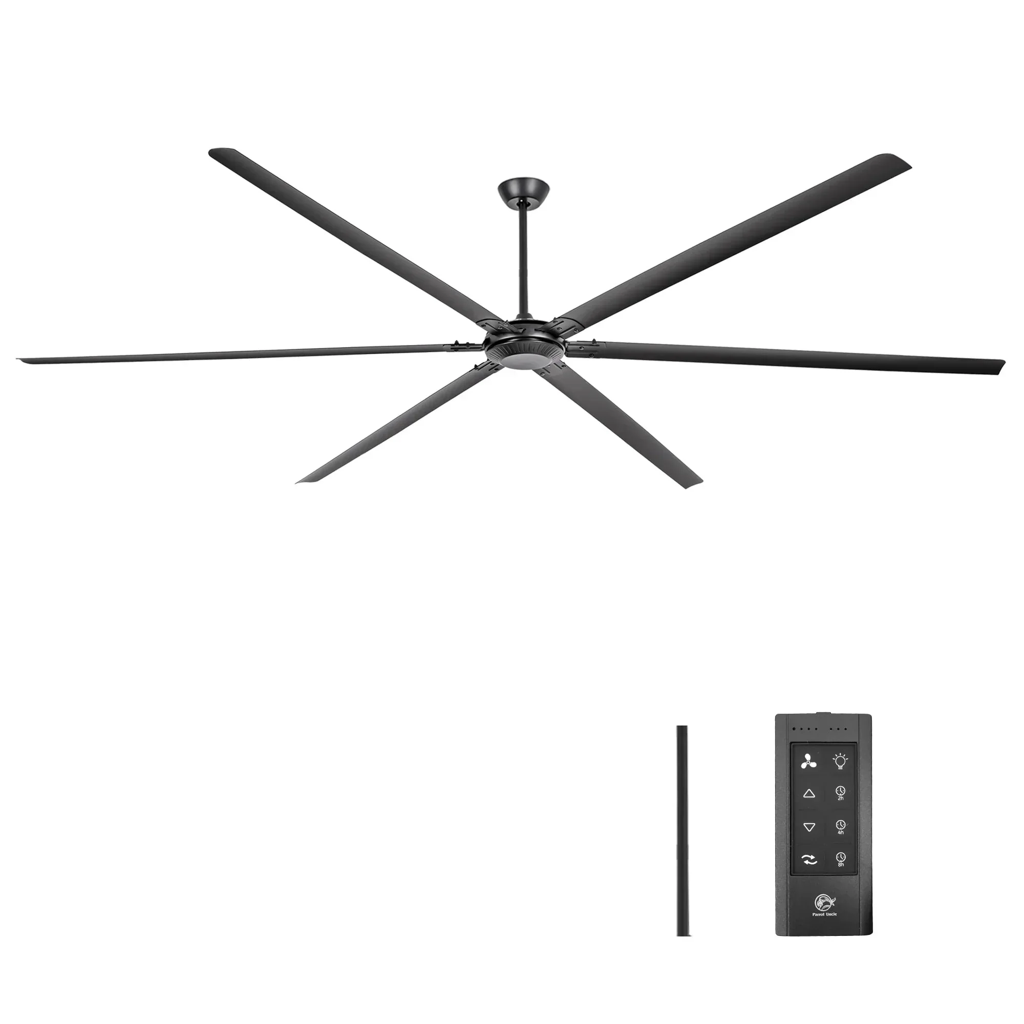 120 Inch HVLS Fan Jupiter Industrial Aluminum Extra Large Ceiling Fan with Remote Control - Image 11