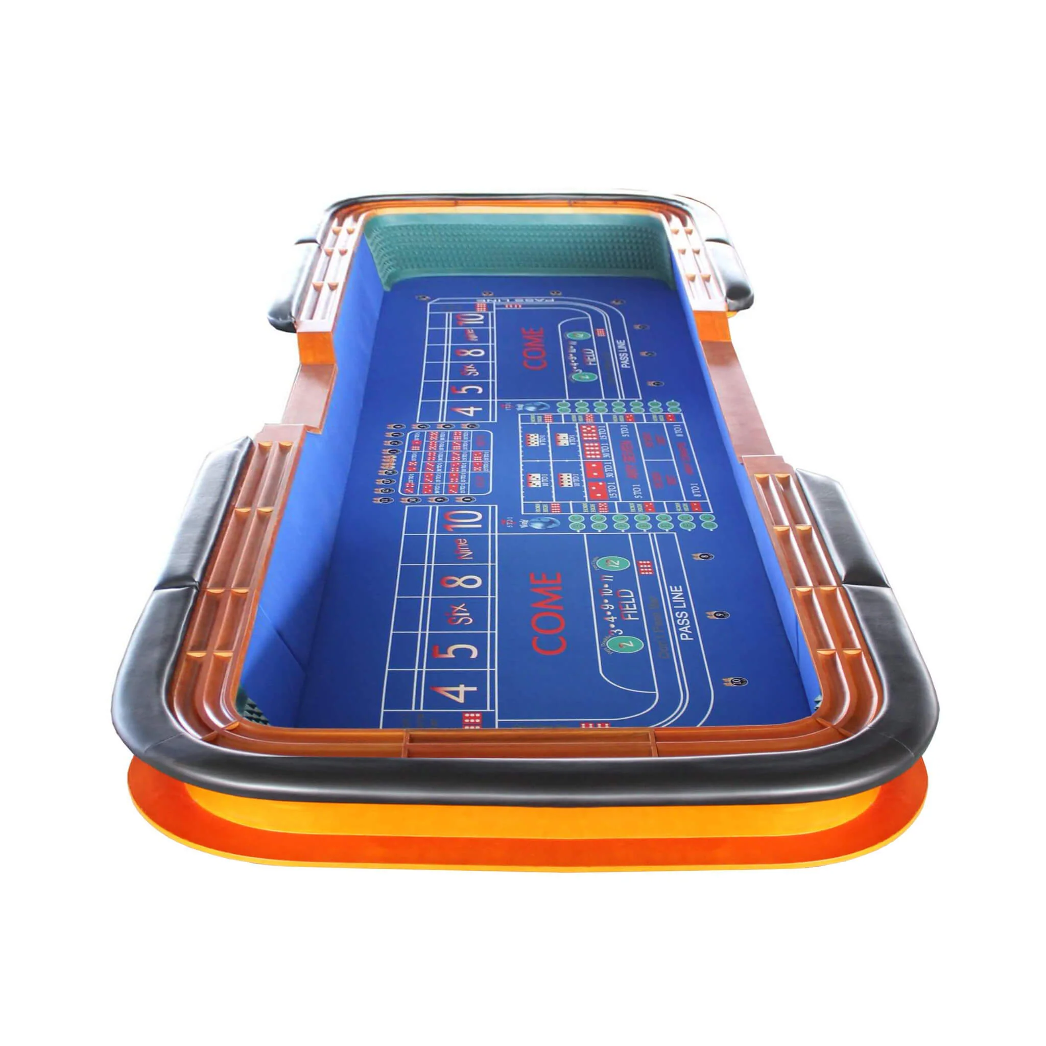 12FT Deluxe Casino Craps Game Table With Full Drink Rail (SAK68021) - Image 7