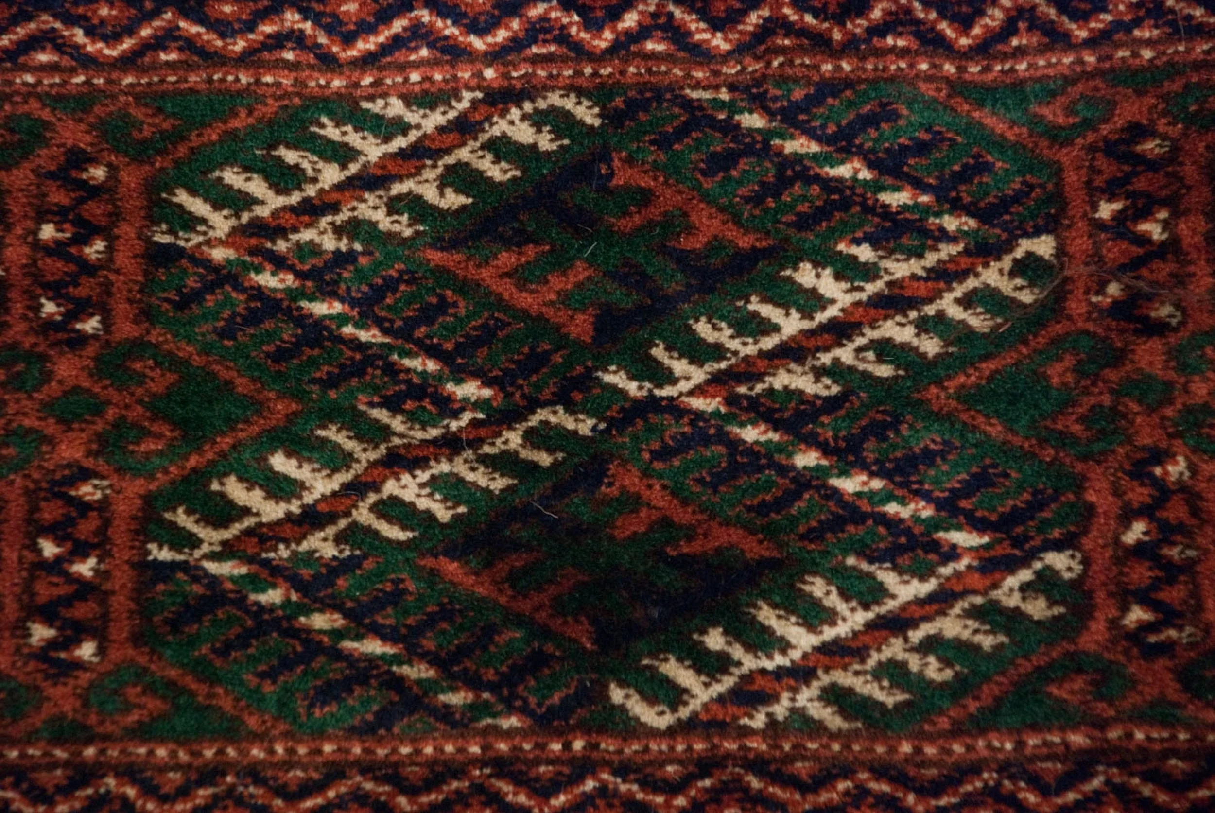 12x12.5 Vintage Fine Bokhara Square Carpet - Image 11