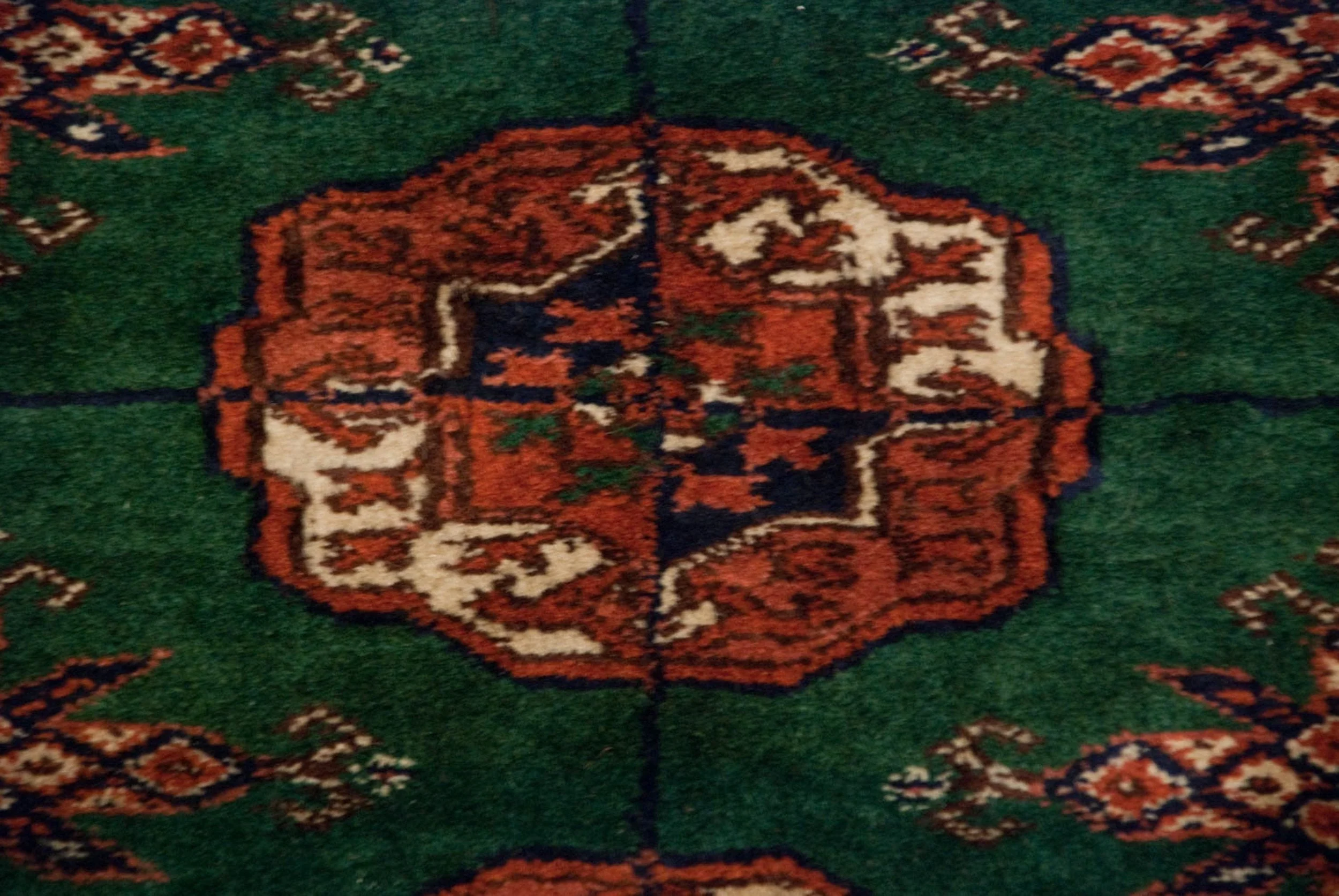 12x12.5 Vintage Fine Bokhara Square Carpet - Image 12