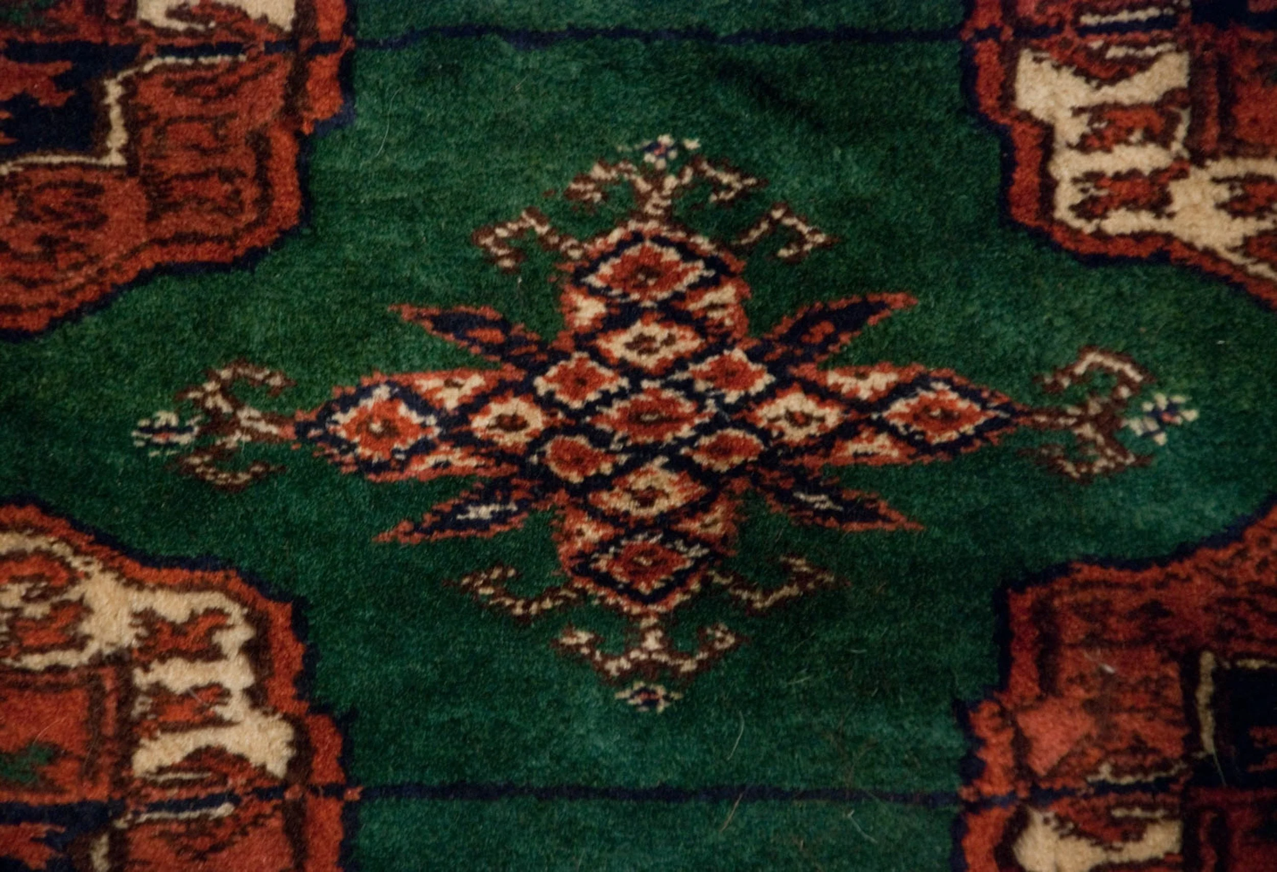 12x12.5 Vintage Fine Bokhara Square Carpet - Image 13