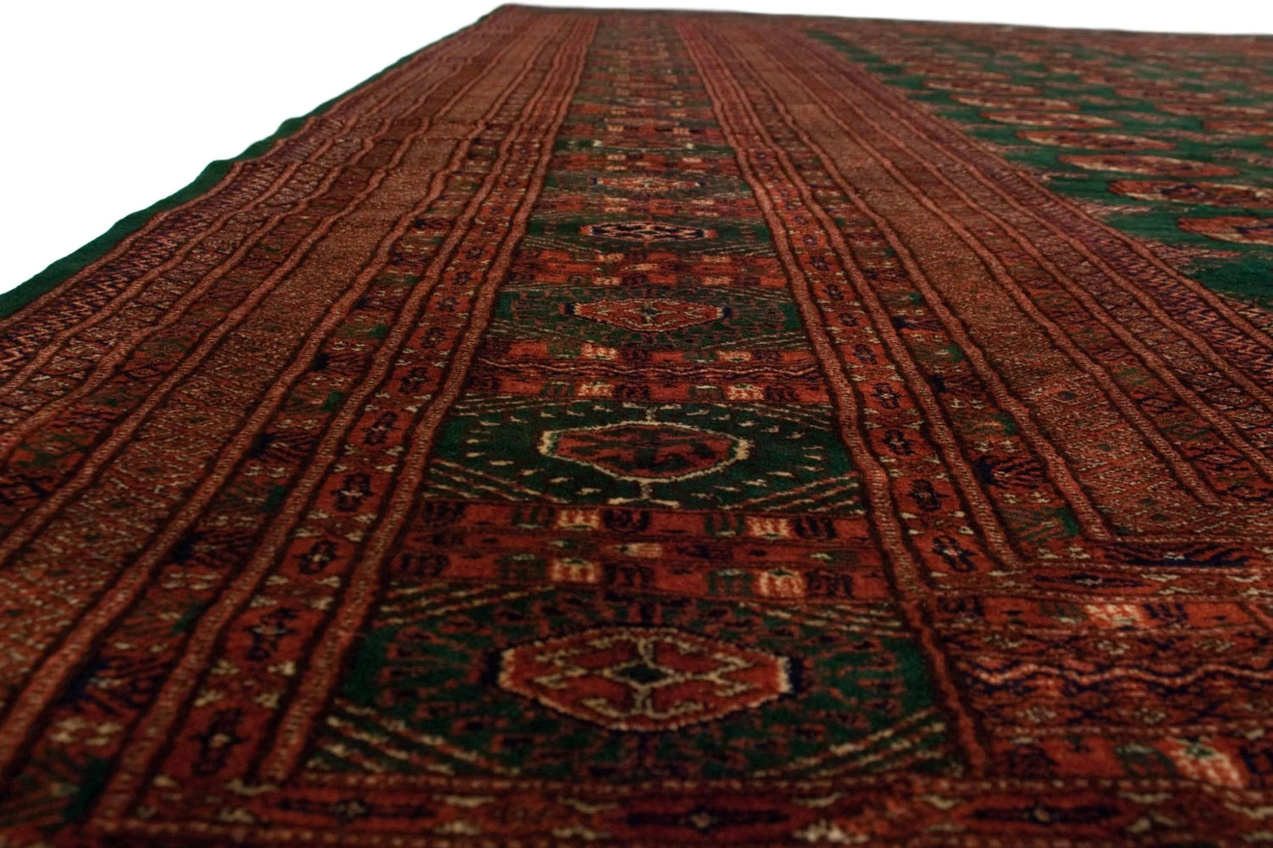 12x12.5 Vintage Fine Bokhara Square Carpet - Image 20