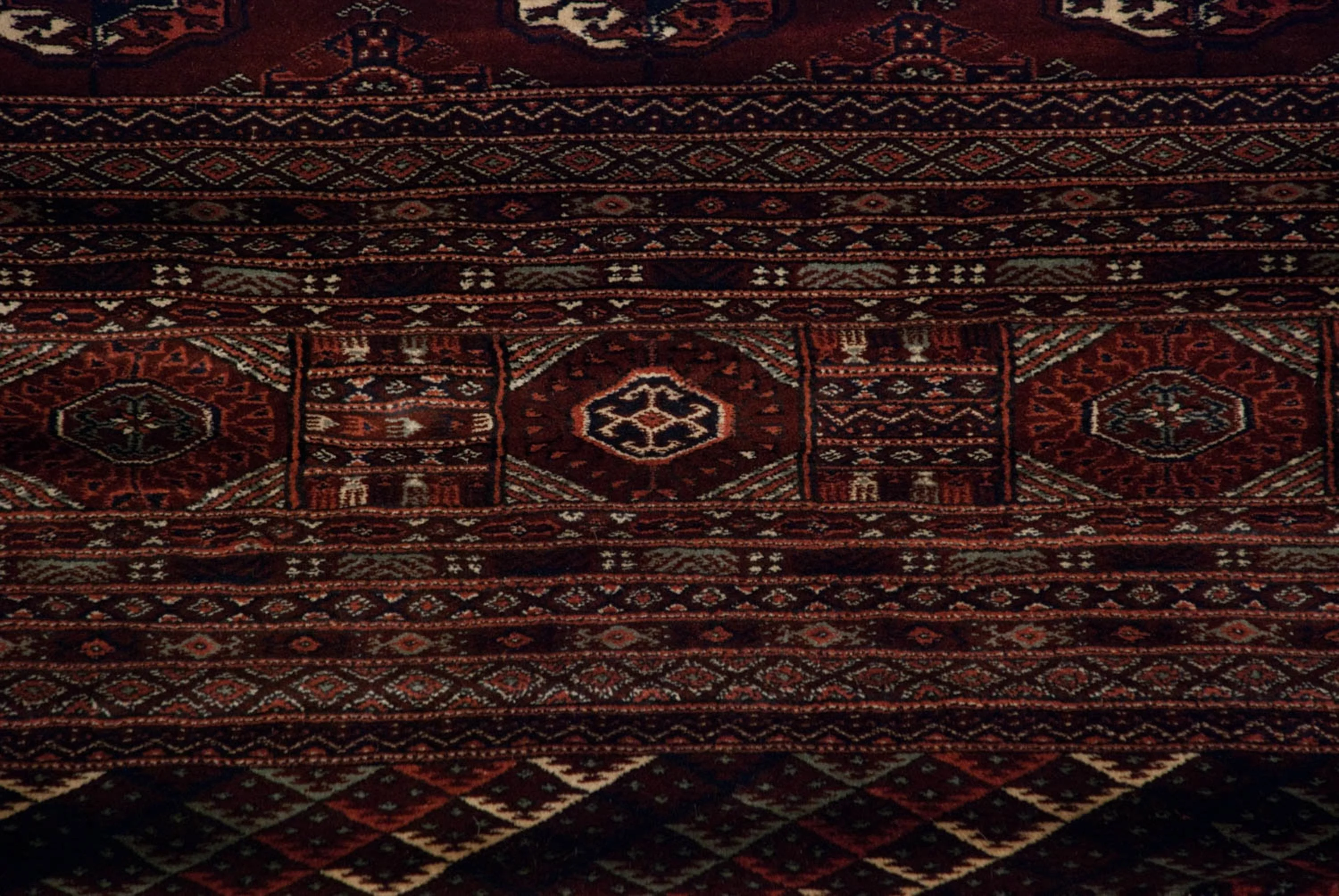 12x14.5 Vintage Fine Bokhara Carpet - Image 5