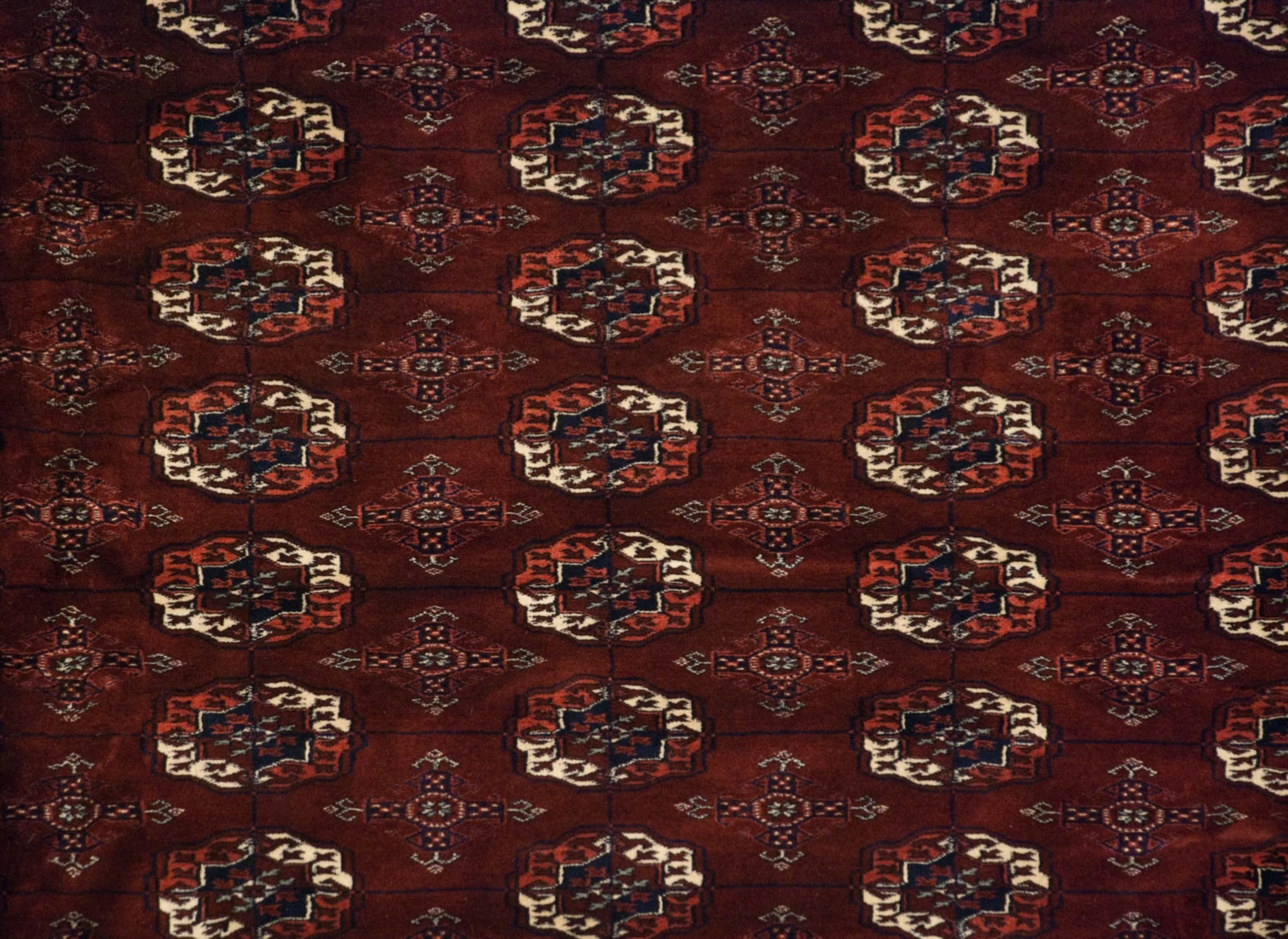 12x14.5 Vintage Fine Bokhara Carpet - Image 6