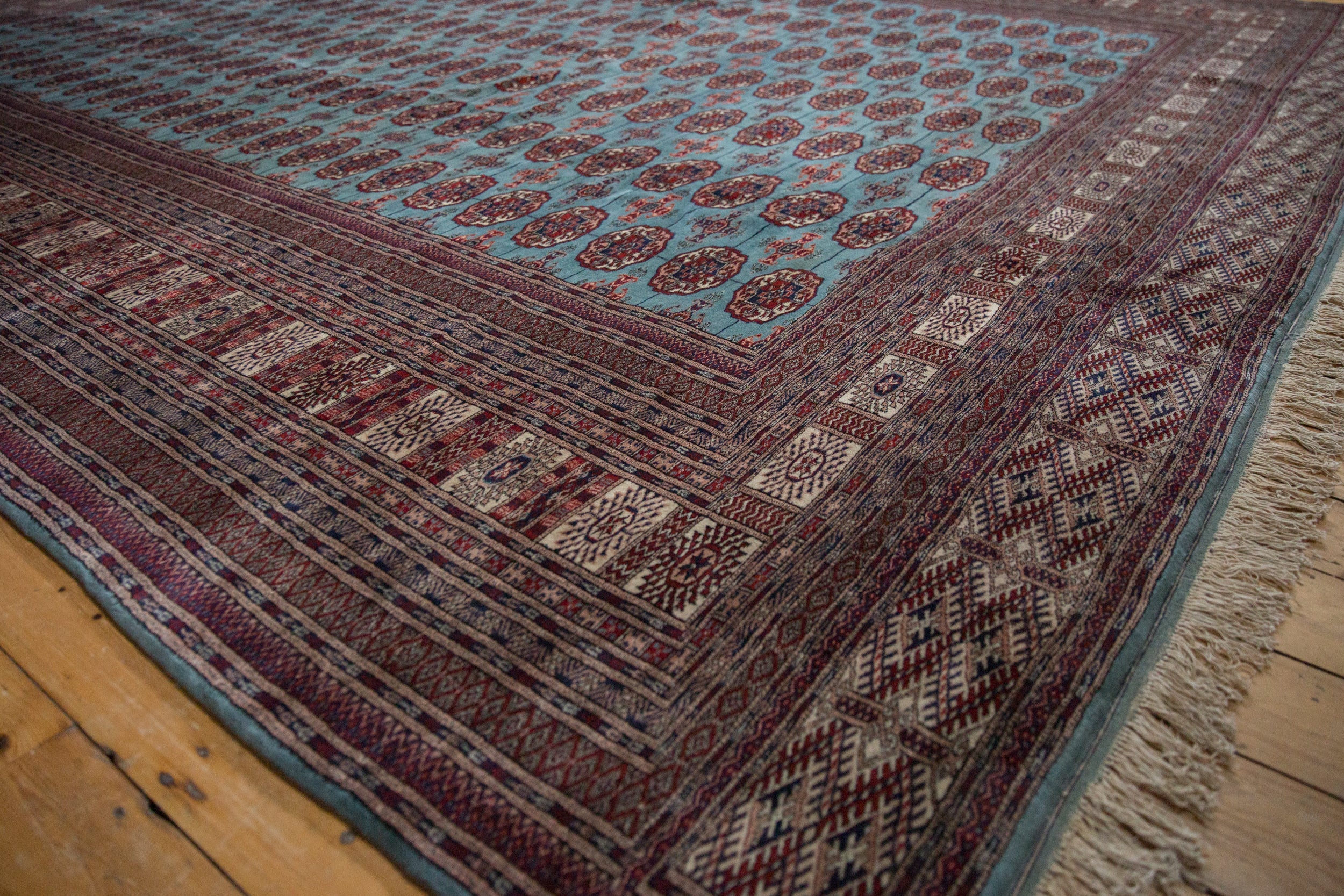 12x14.5 Vintage Fine Bokhara Carpet - Image 10