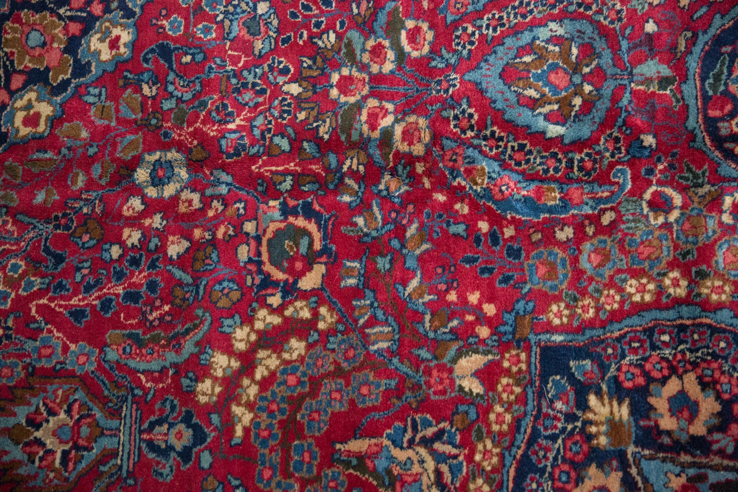 12x14 Vintage Tabriz Square Carpet - Image 12