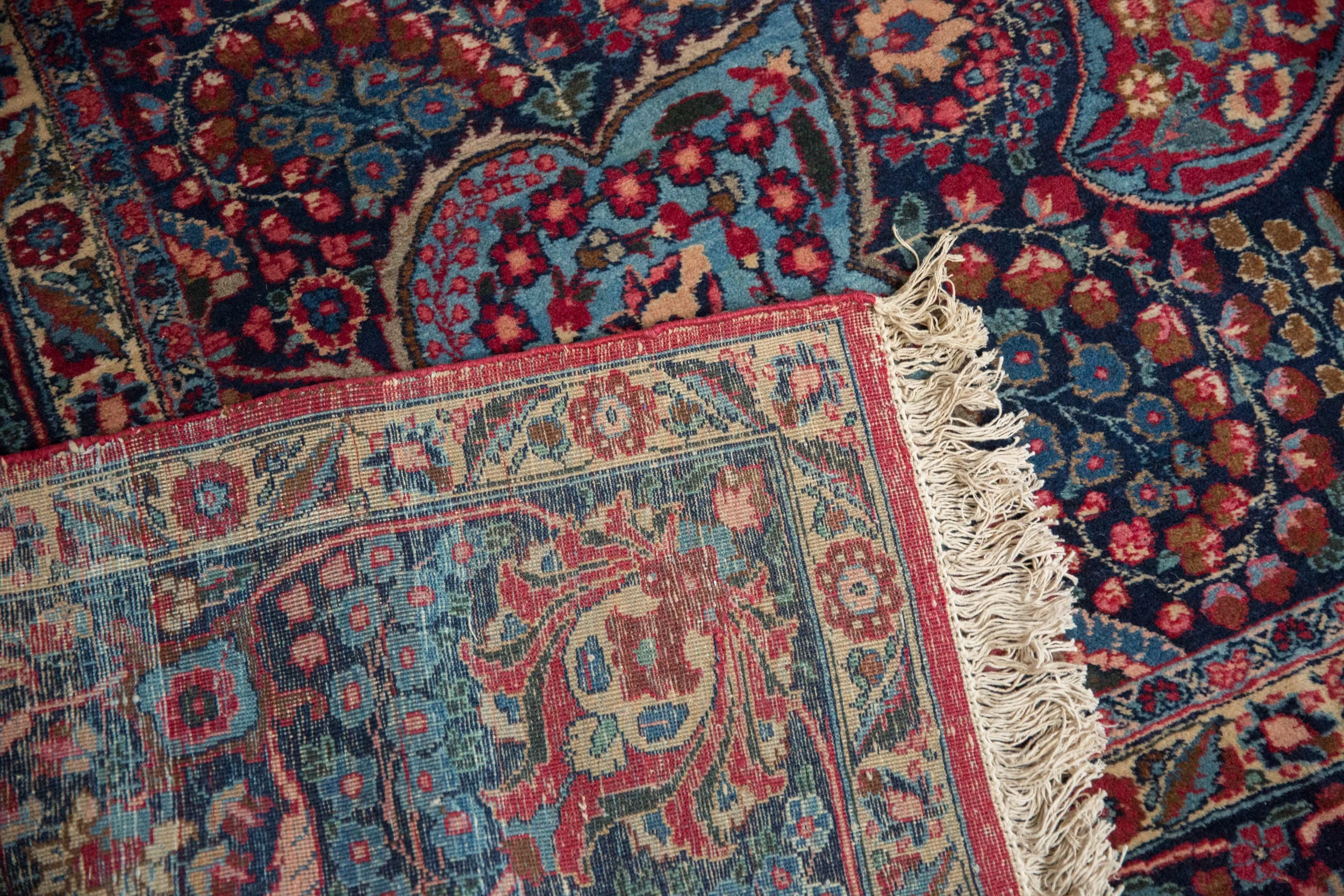 12x14 Vintage Tabriz Square Carpet - Image 14