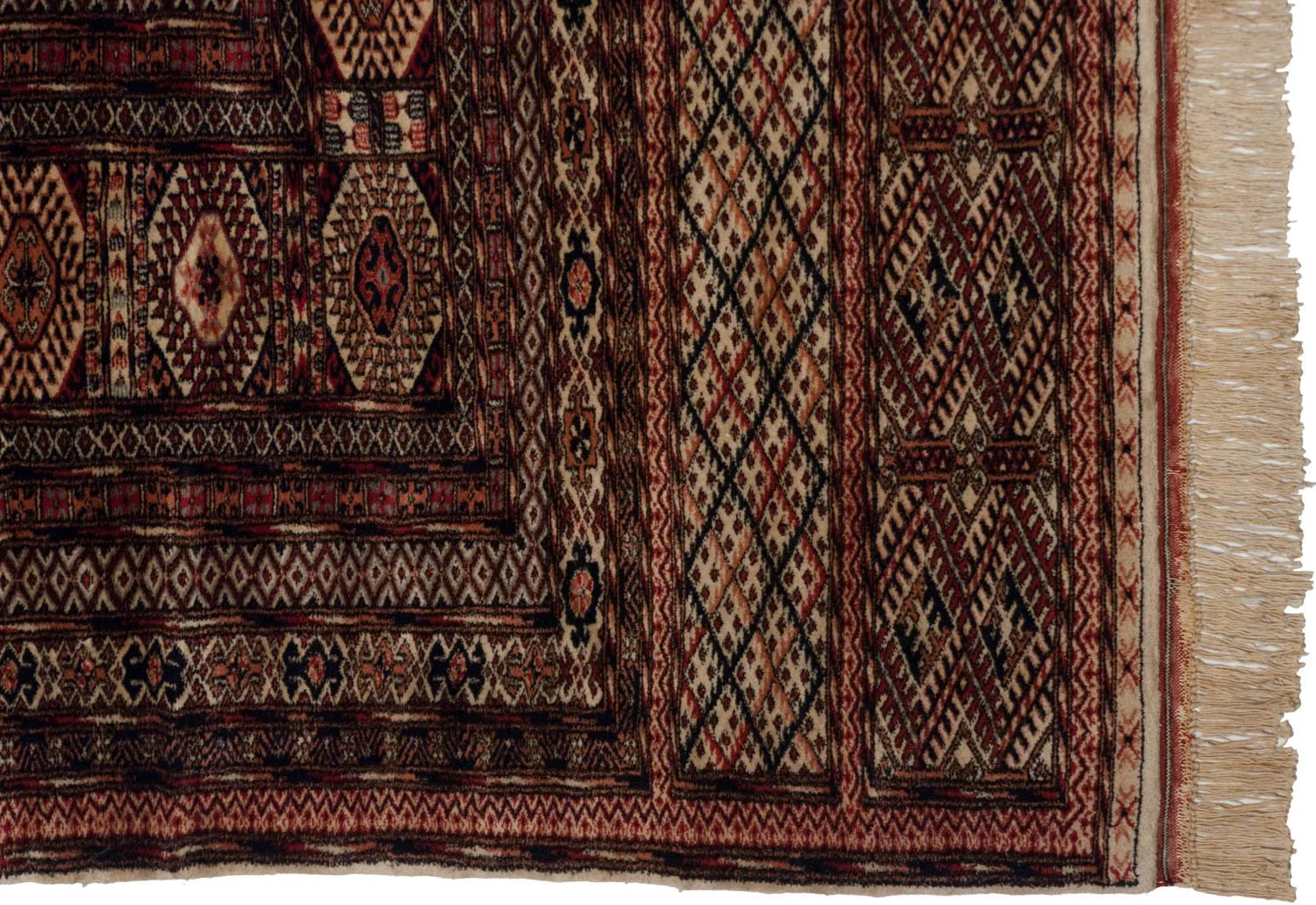 12x15.5 Vintage Fine Bokhara Carpet - Image 11