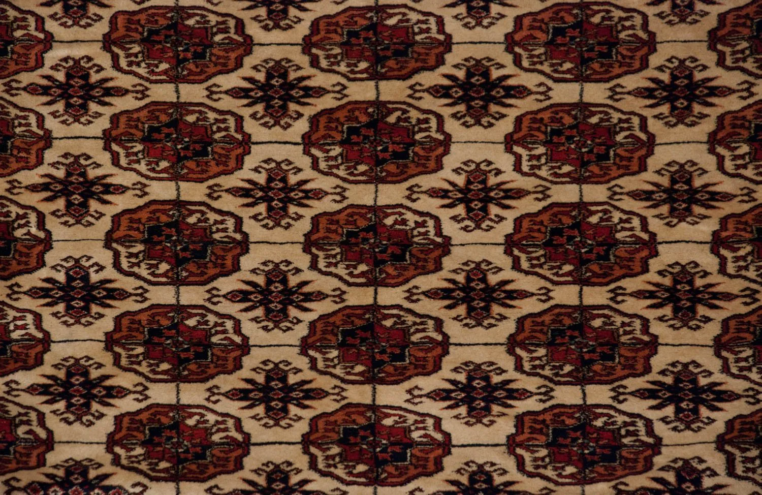 12x15.5 Vintage Fine Bokhara Carpet - Image 13