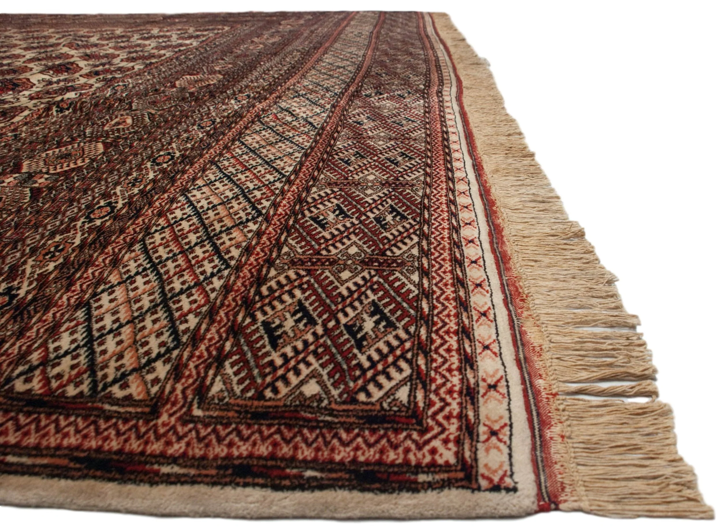 12x15.5 Vintage Fine Bokhara Carpet - Image 3
