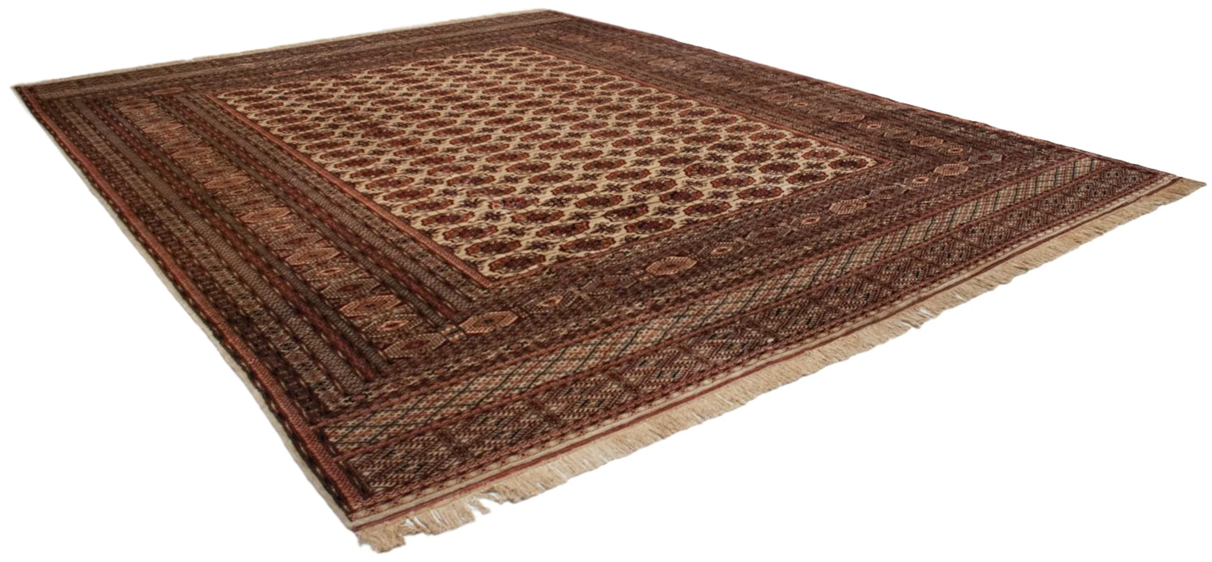 12x15.5 Vintage Fine Bokhara Carpet - Image 6