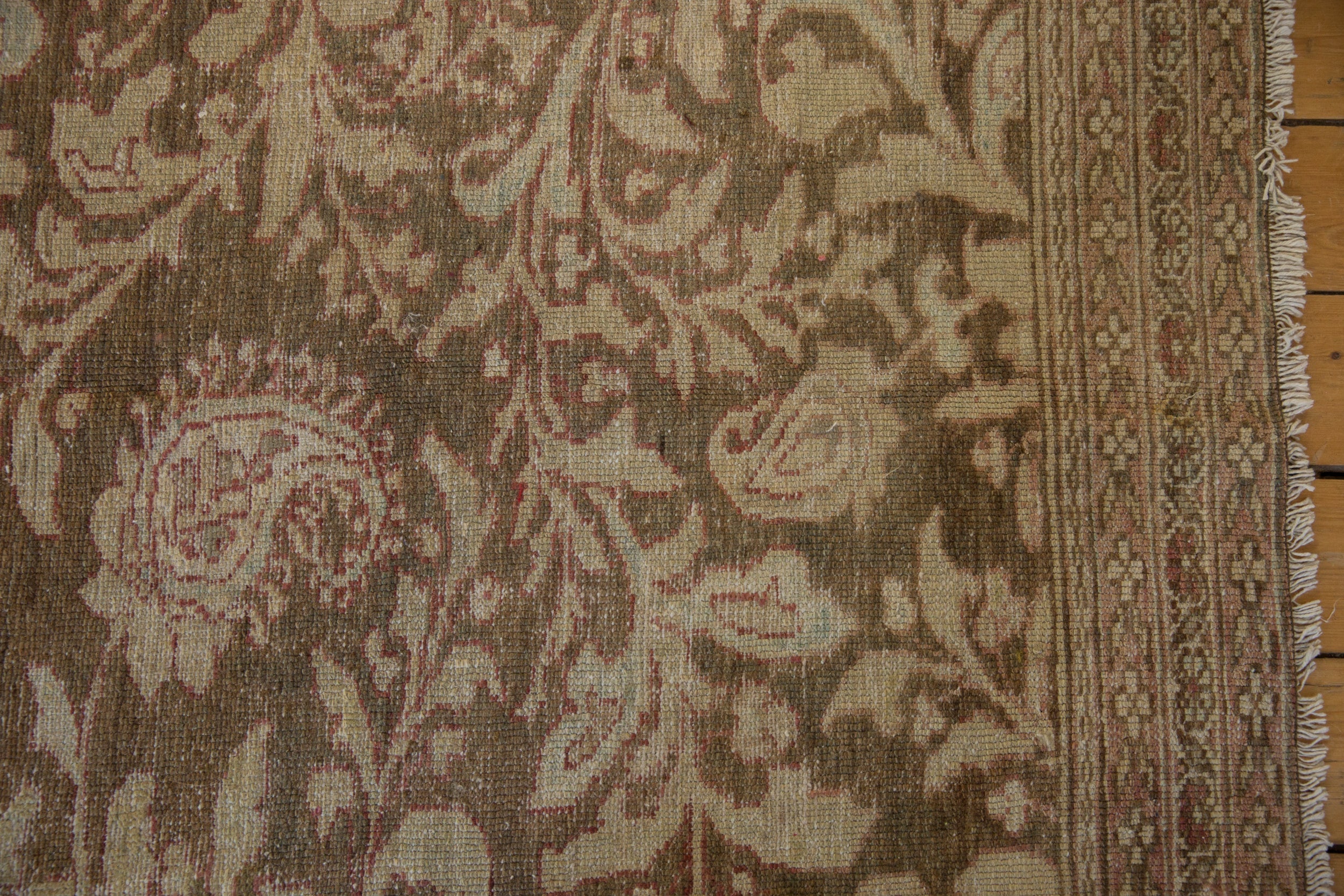 12x15 Vintage Distressed Malayer Carpet - Image 9