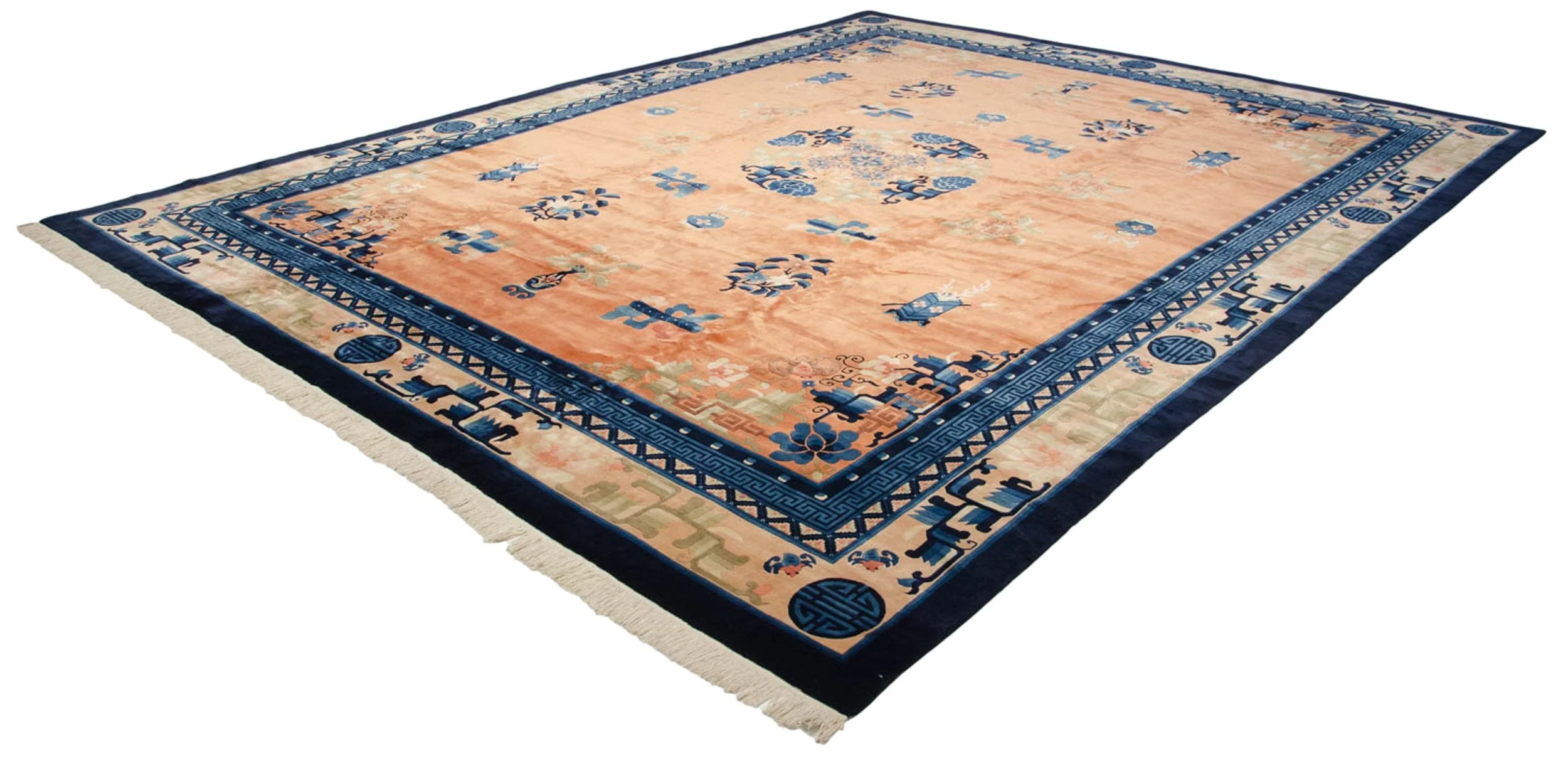 12x15 Vintage Peking Carpet - Image 6