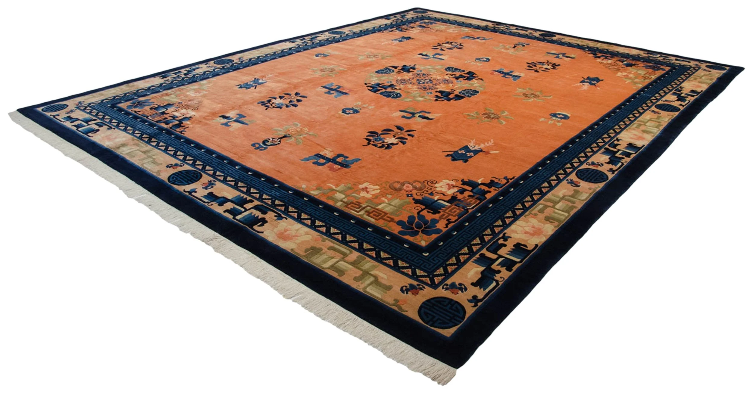 12x15 Vintage Peking Carpet - Image 7