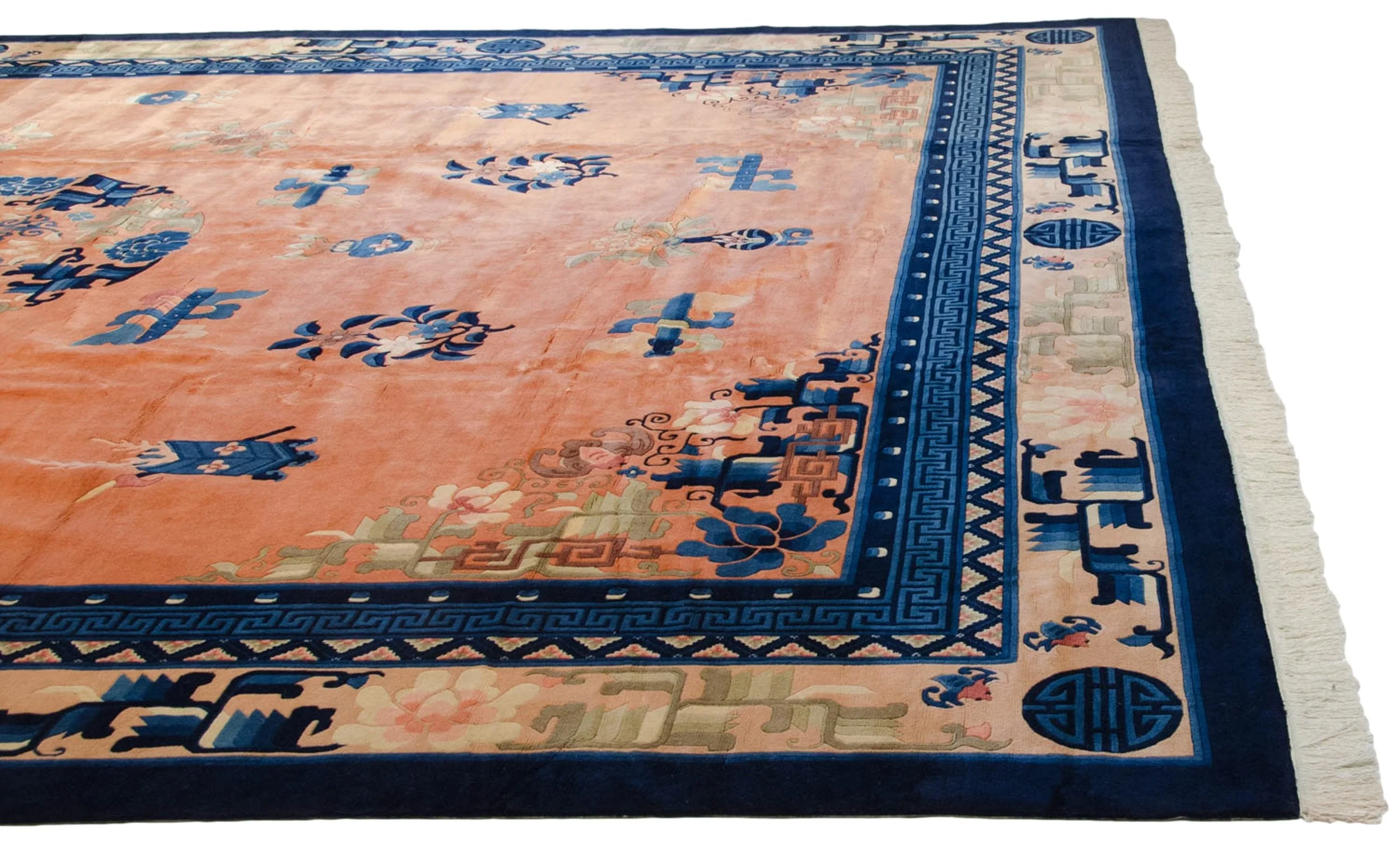12x15 Vintage Peking Carpet - Image 8