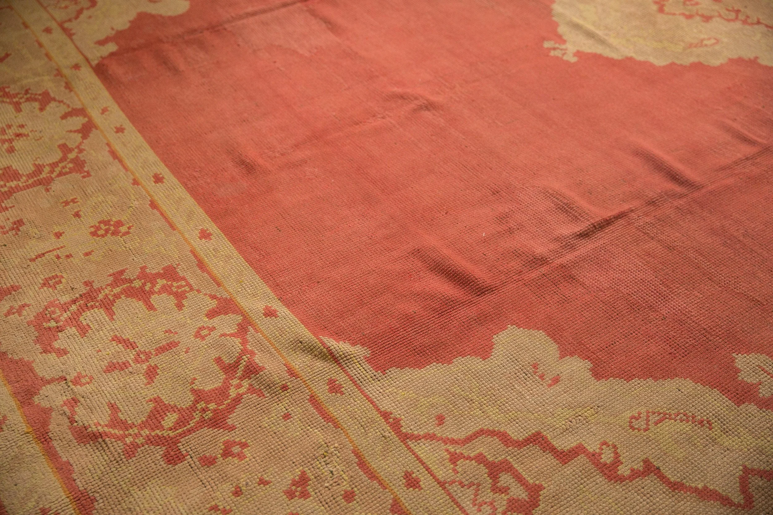 12x16 Vintage Oushak Carpet - Image 10