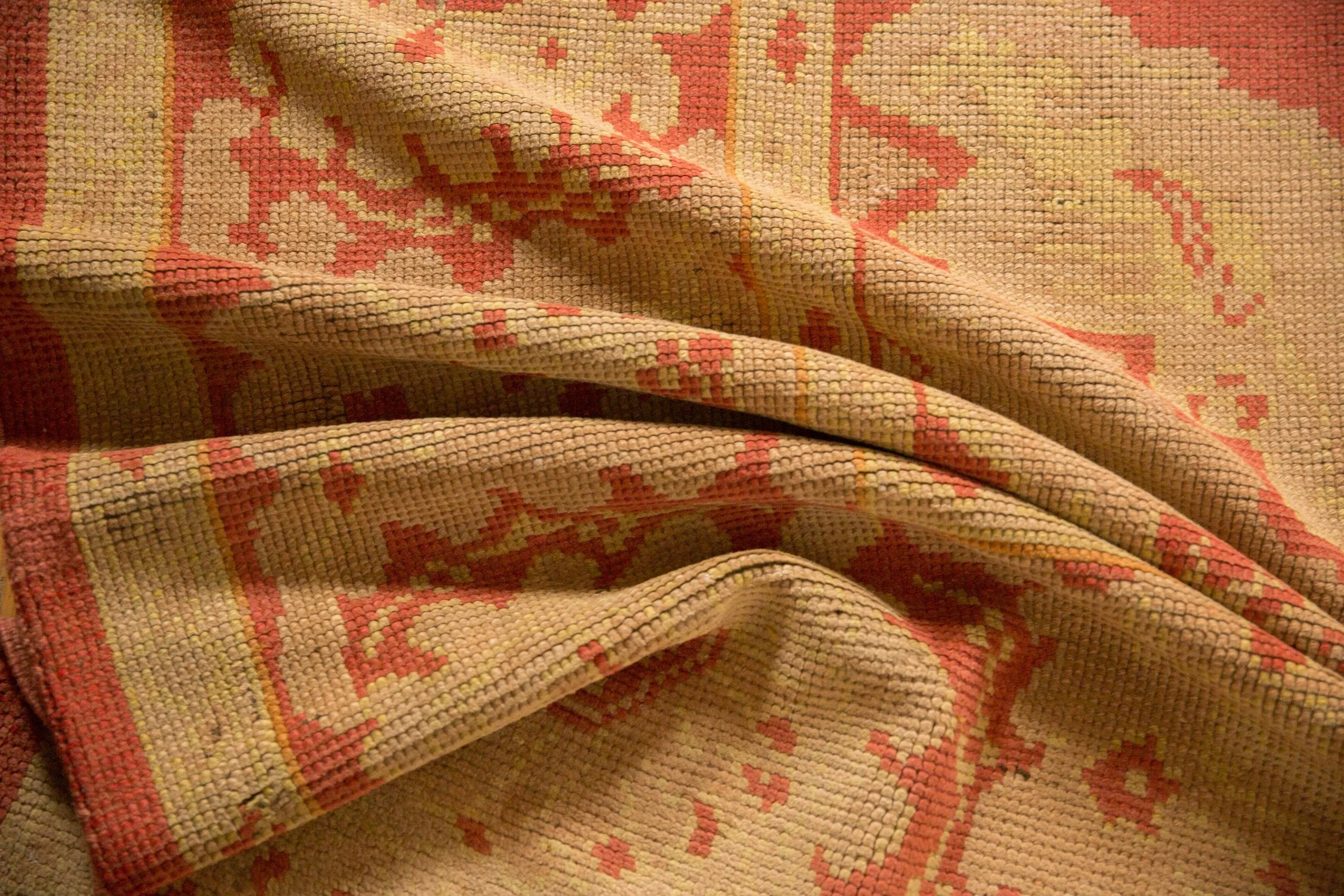 12x16 Vintage Oushak Carpet - Image 11