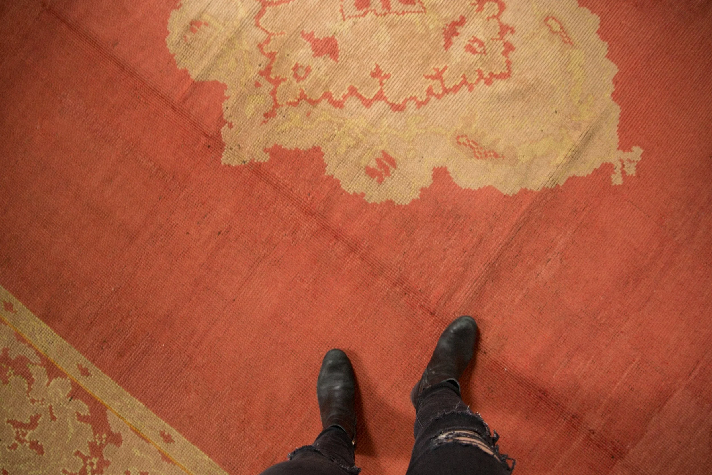 12x16 Vintage Oushak Carpet - Image 2