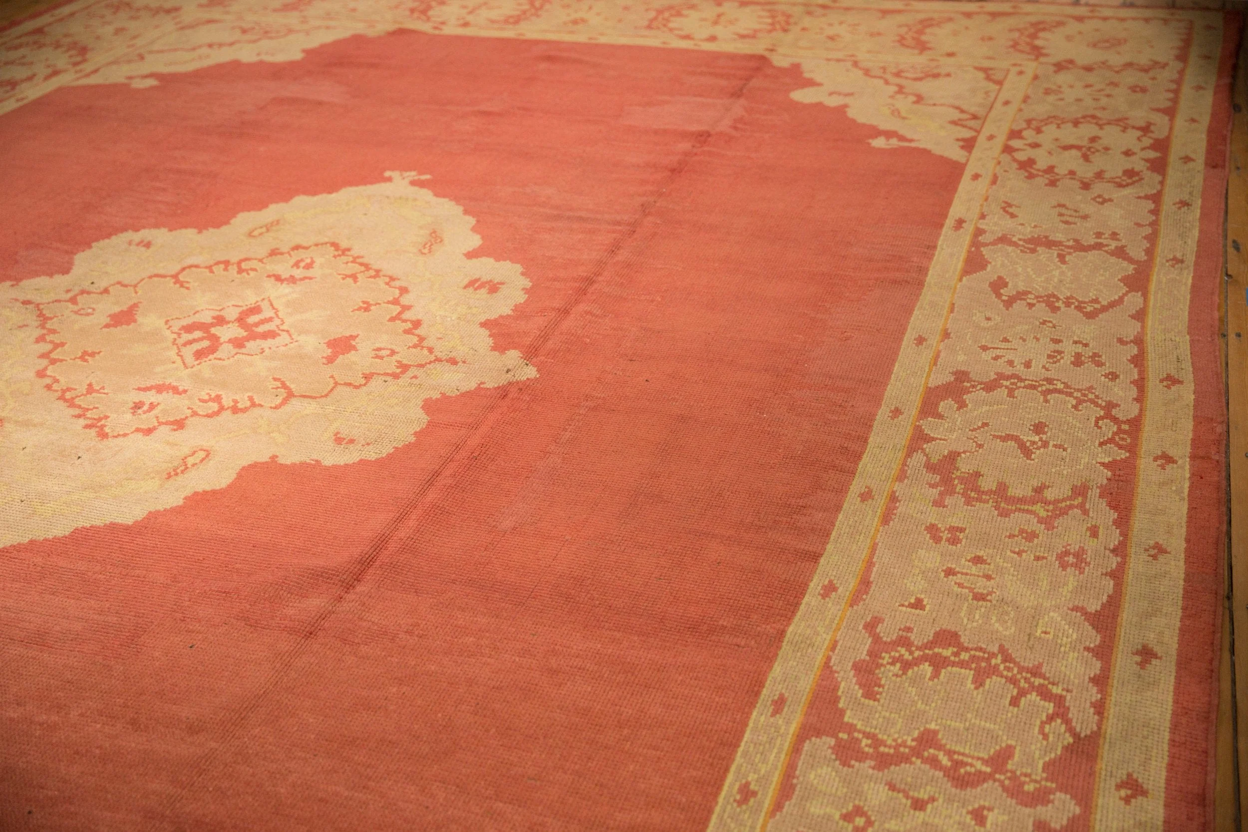 12x16 Vintage Oushak Carpet - Image 4