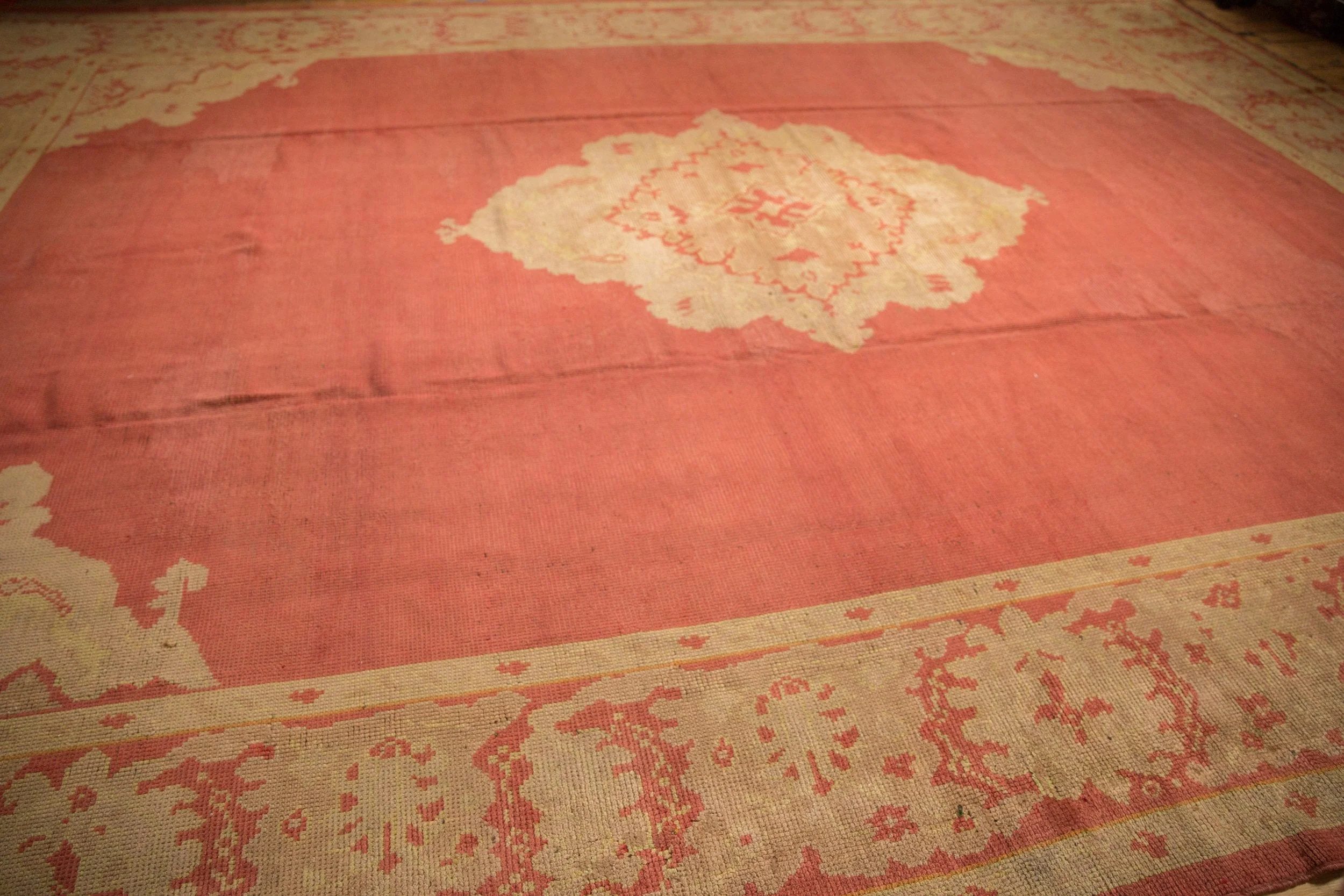 12x16 Vintage Oushak Carpet - Image 7